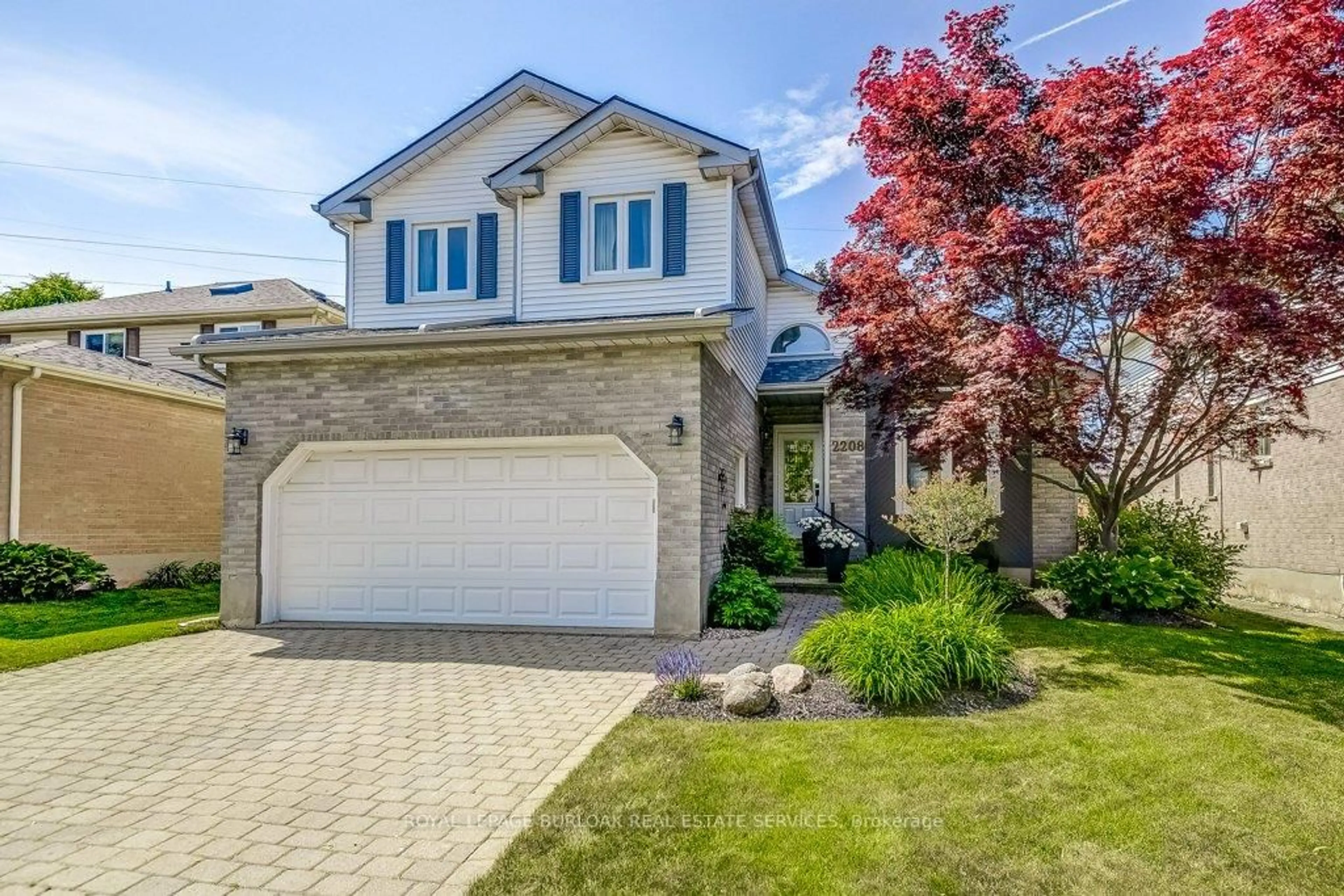 Home with brick exterior material, street for 2208 Heidi Ave, Burlington Ontario L7M 3W5