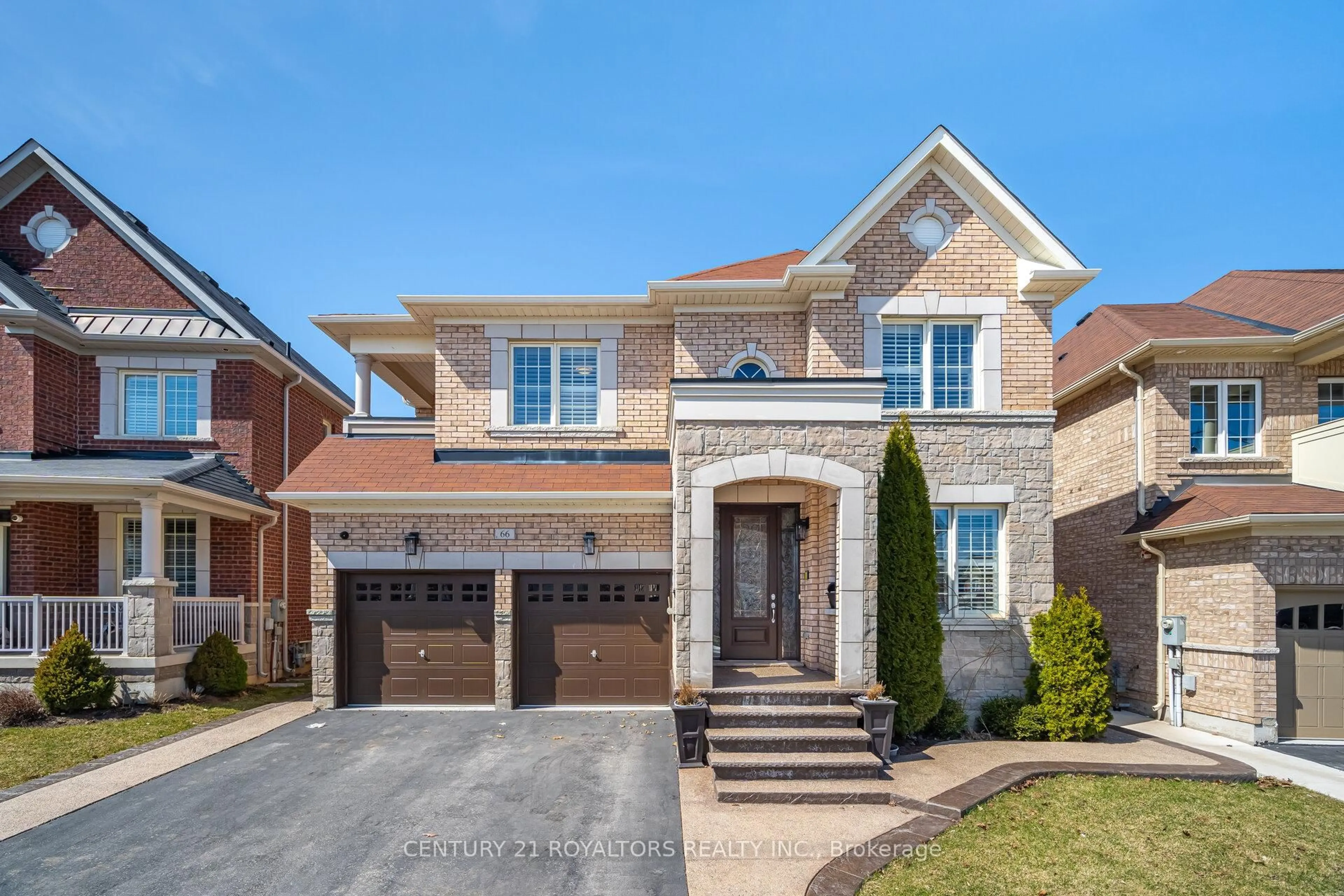 Home with brick exterior material, street for 66 Kalmia Rd, Brampton Ontario L6X 4N4