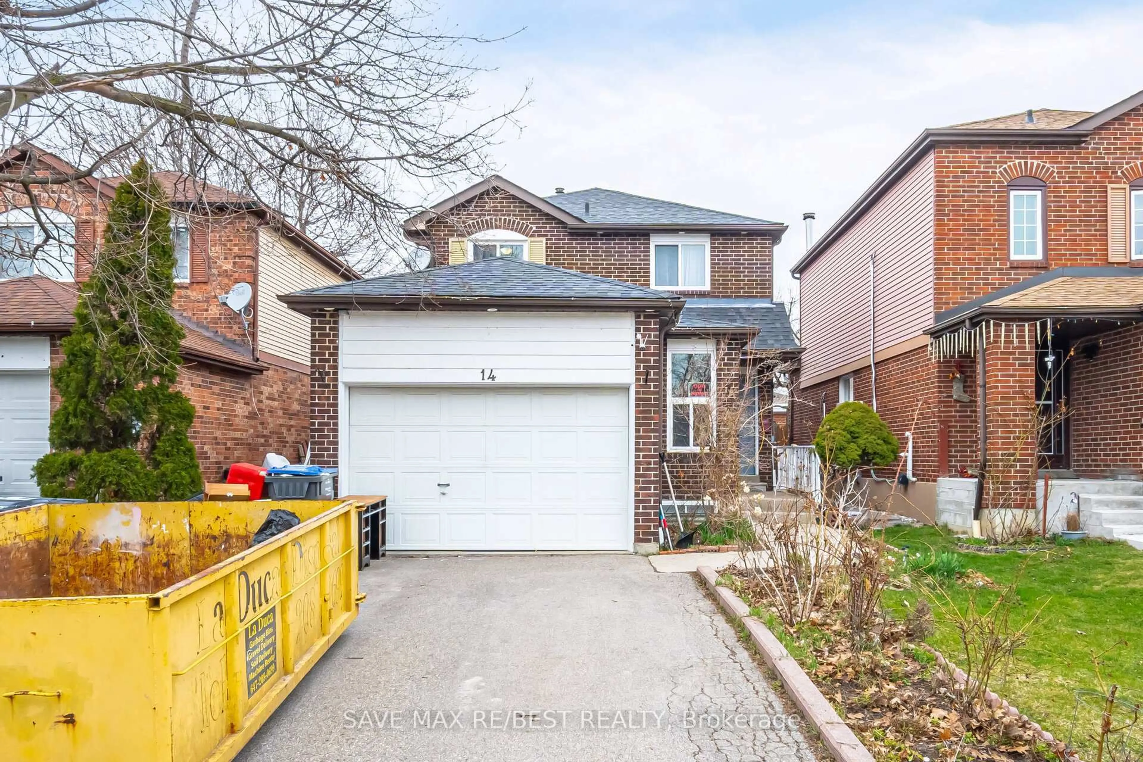 Home with brick exterior material, street for 14 Rustywood Dr, Brampton Ontario L6Y 2W2