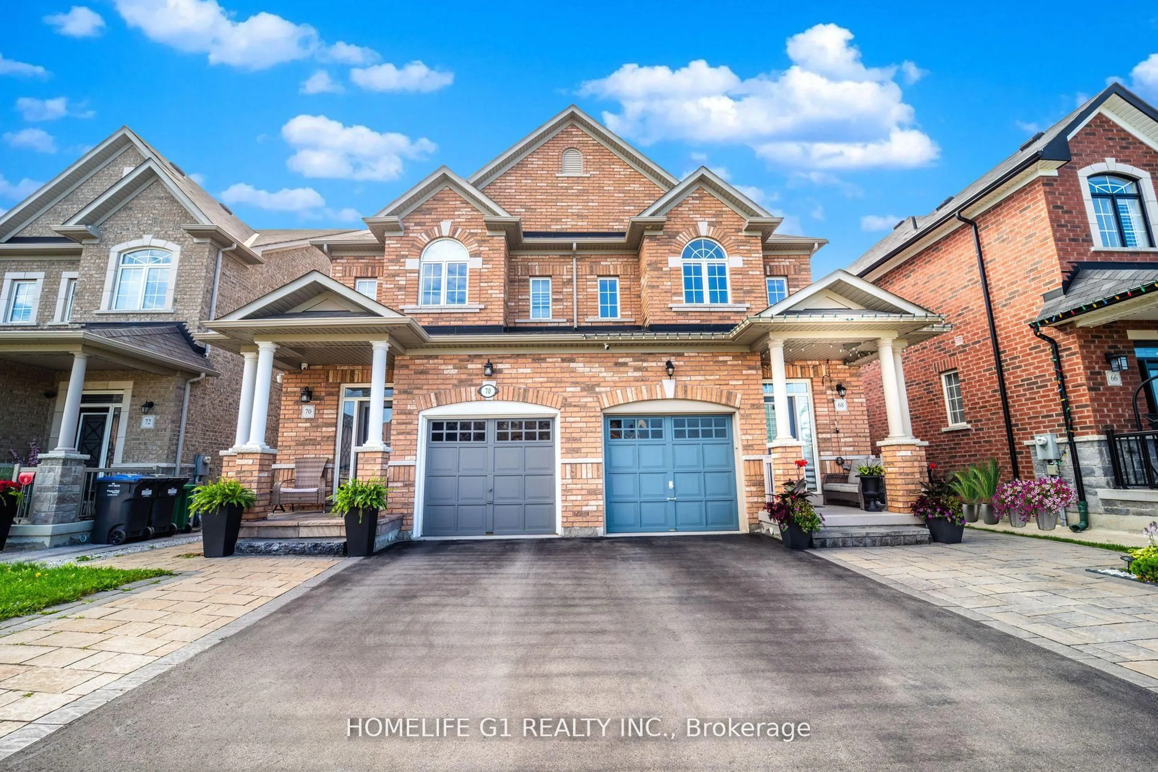 Home with brick exterior material, street for 68 Lesabre Cres, Brampton Ontario L6P 0W4