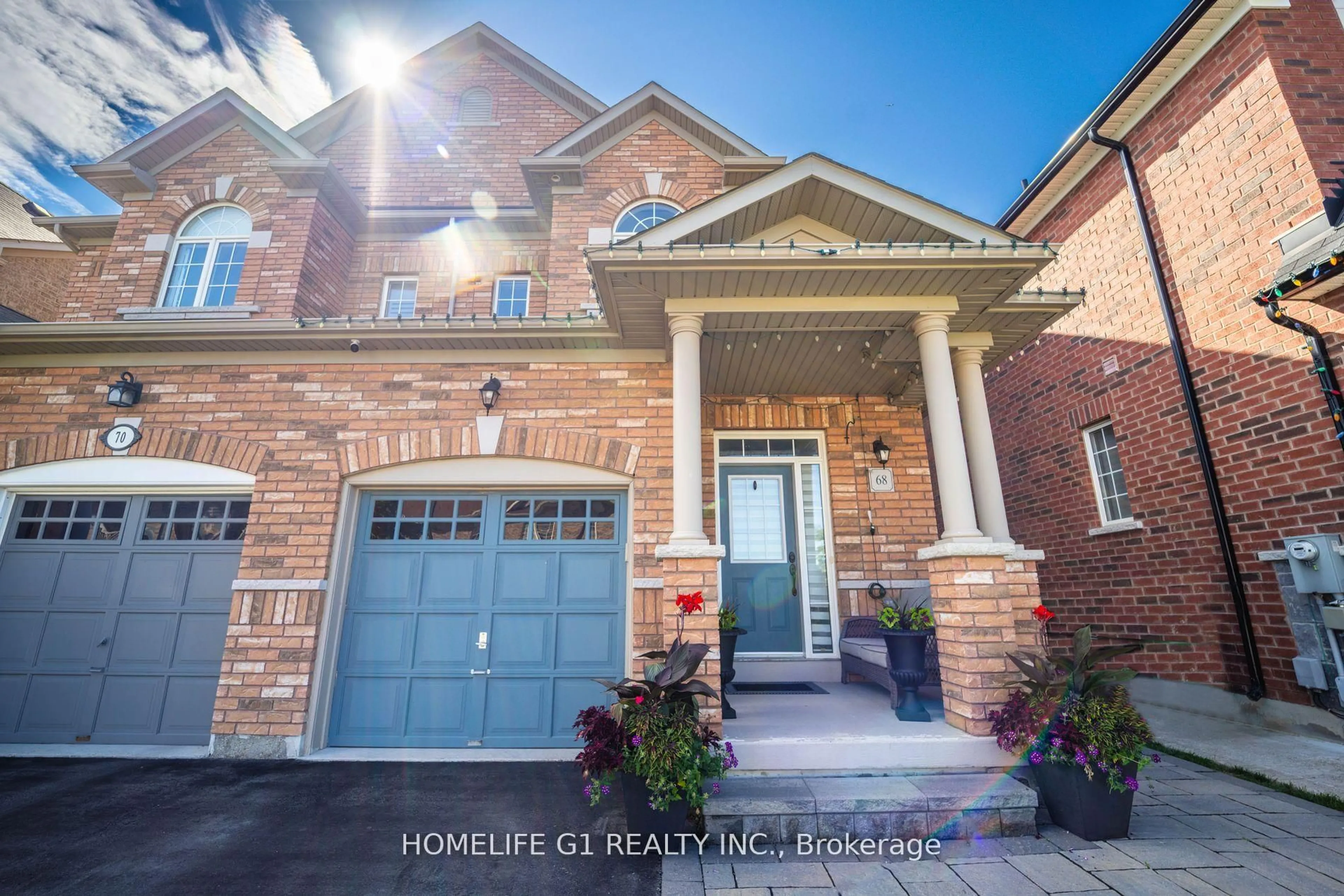 Home with brick exterior material, street for 68 Lesabre Cres, Brampton Ontario L6P 0W4
