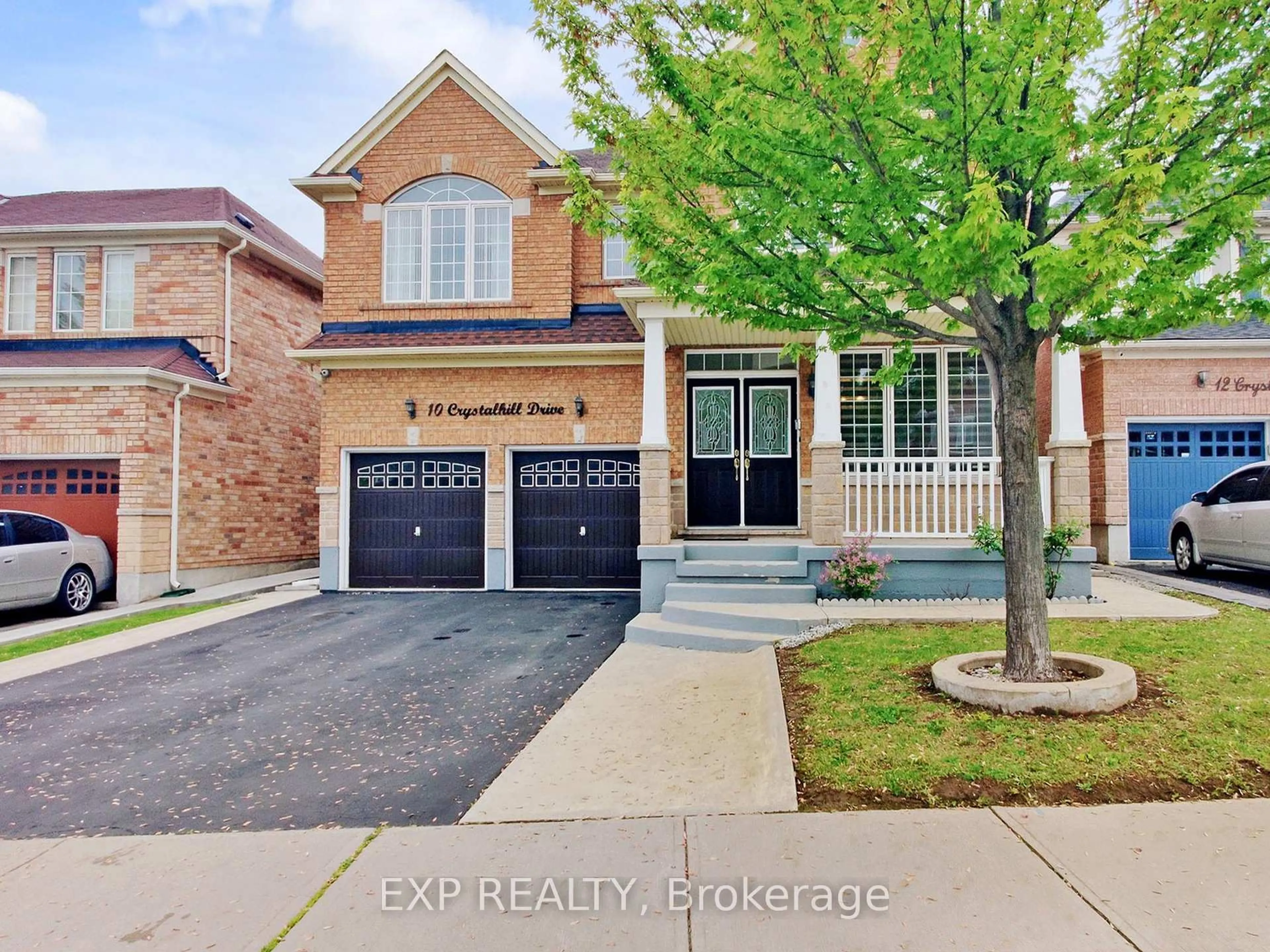 Home with brick exterior material, street for 10 Crystalhill Dr, Brampton Ontario L6P 2T1