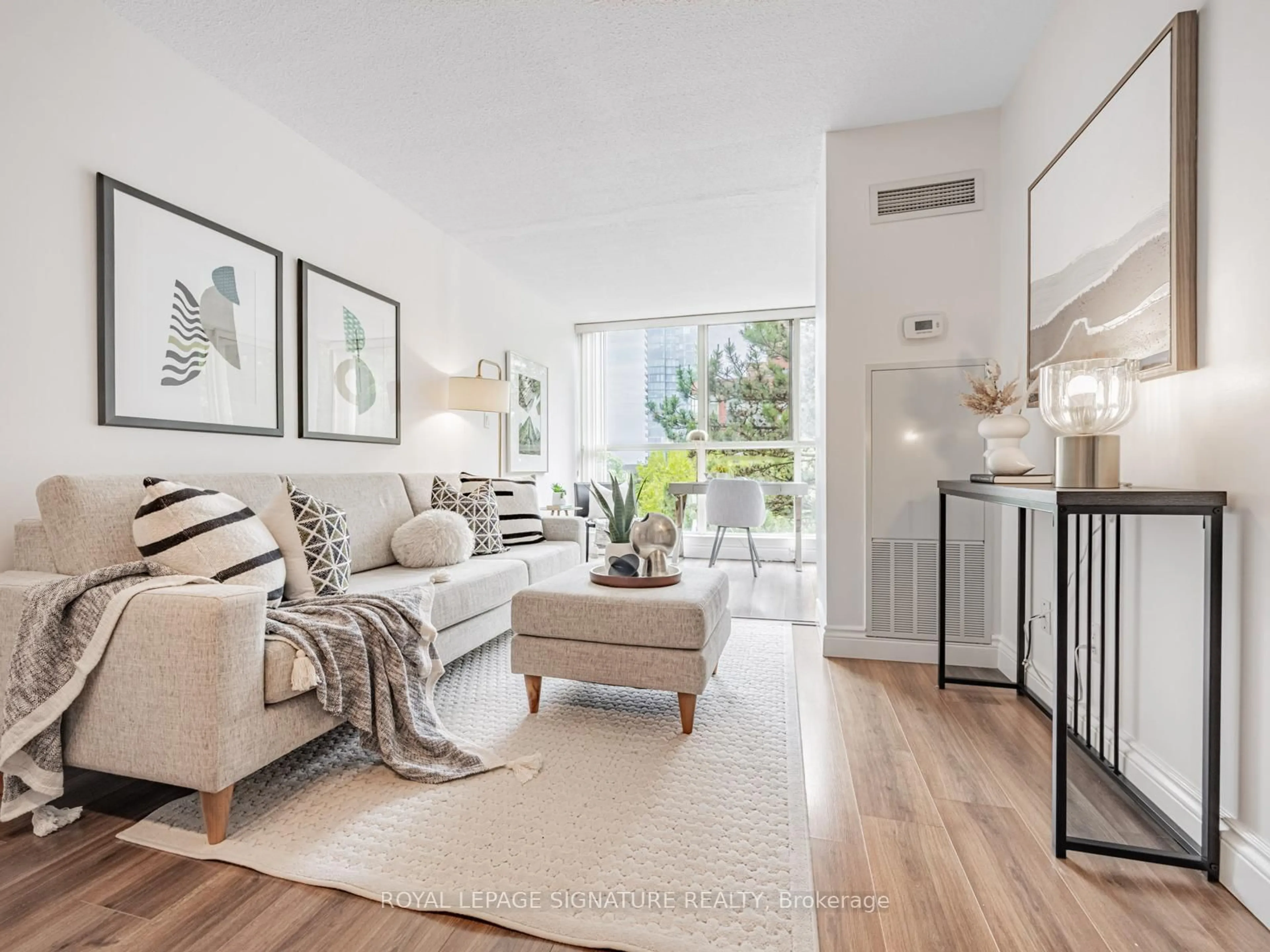 Living room with furniture, unknown for 24 Southport St #450, Toronto Ontario M6S 4Z1