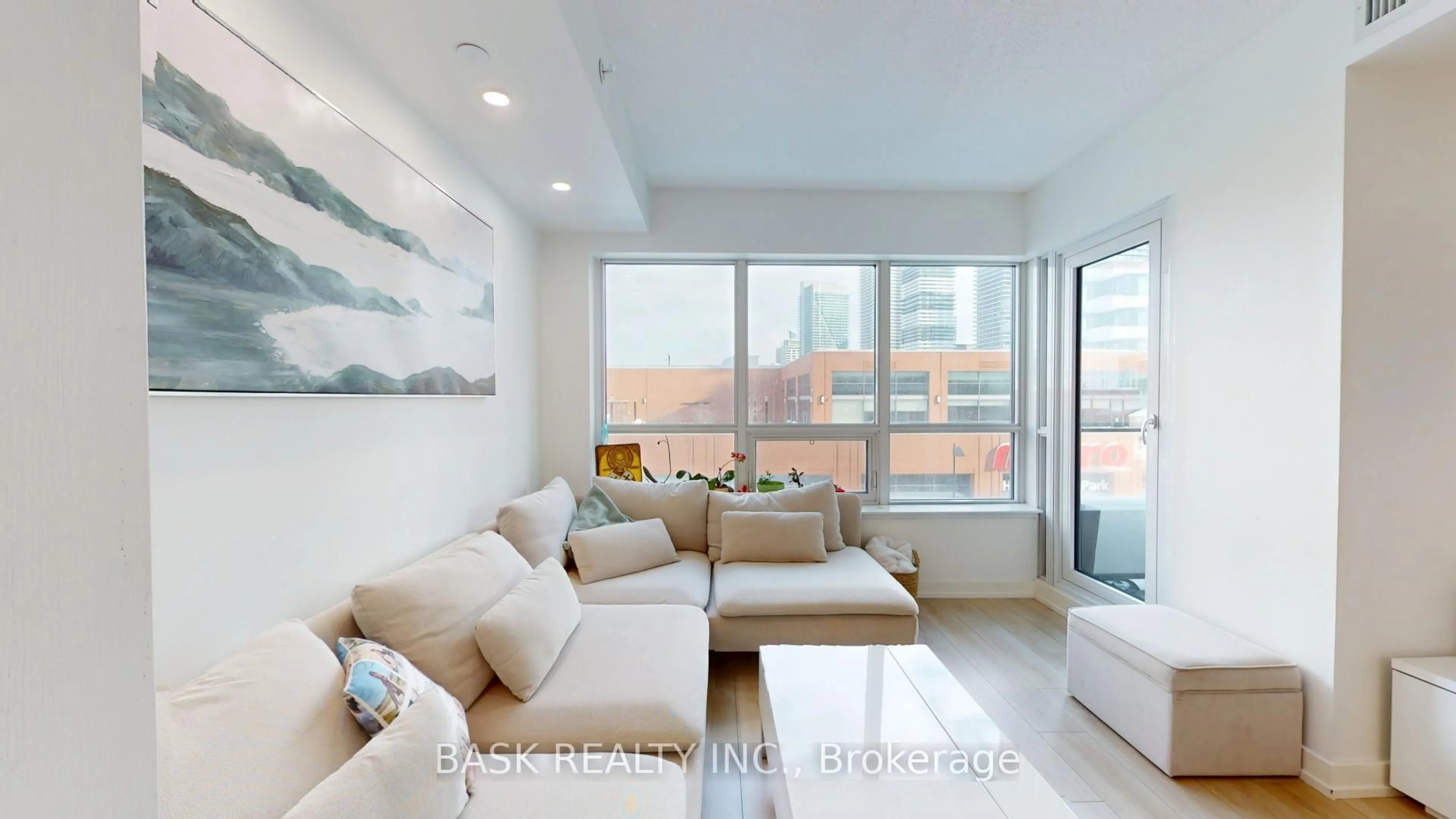 Living room with furniture, unknown for 2220 Lake Shore Blvd #406, Toronto Ontario M8V 0C1
