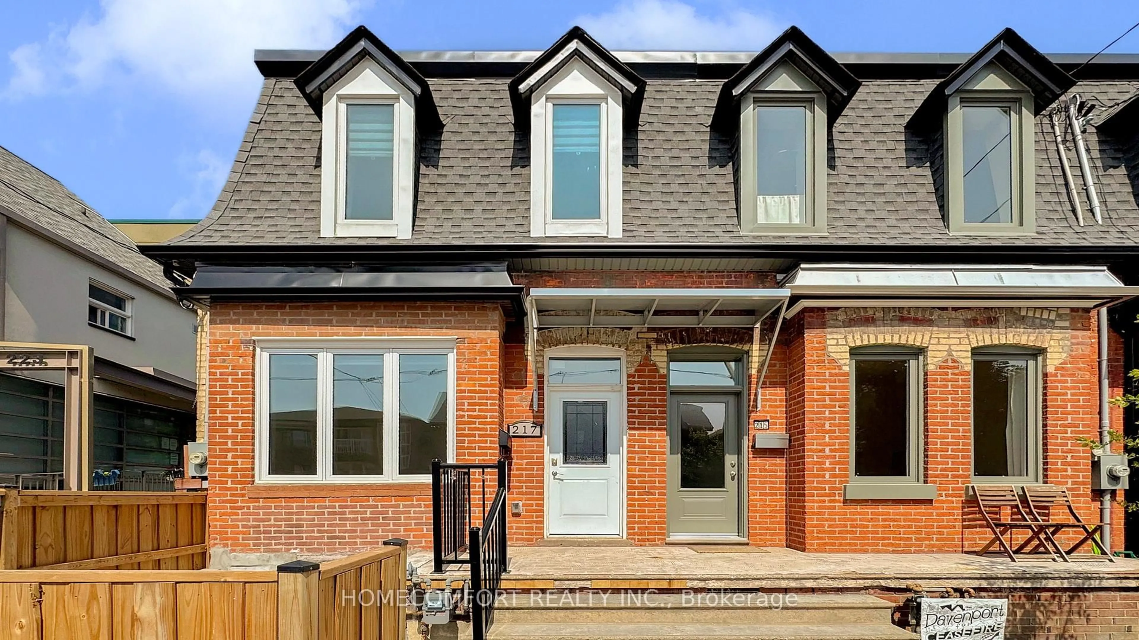 Home with brick exterior material, street for 217 Osler St, Toronto Ontario M6N 2Z2