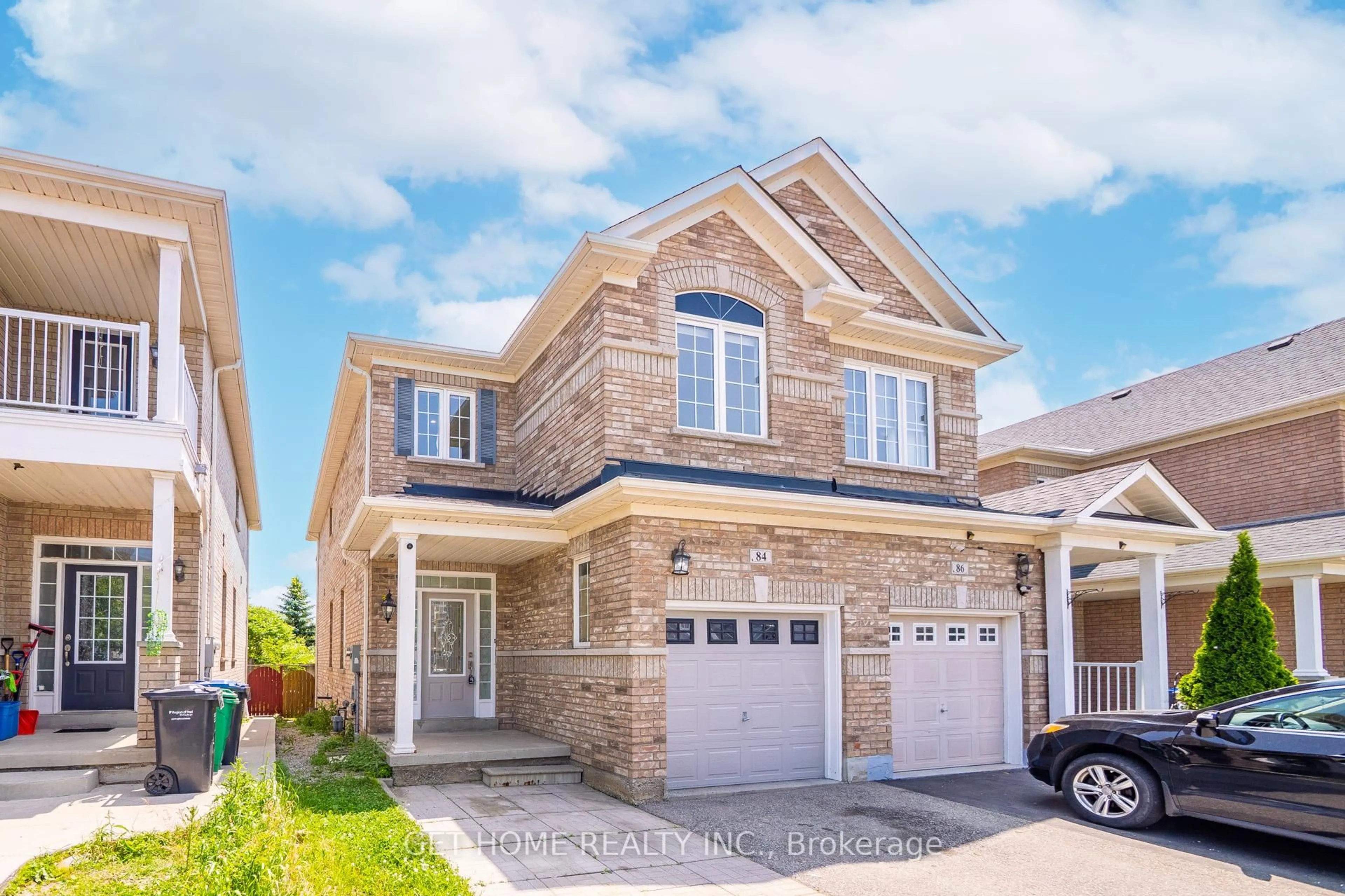 Home with brick exterior material, street for 84 Calm Waters Cres, Brampton Ontario L6V 4S1
