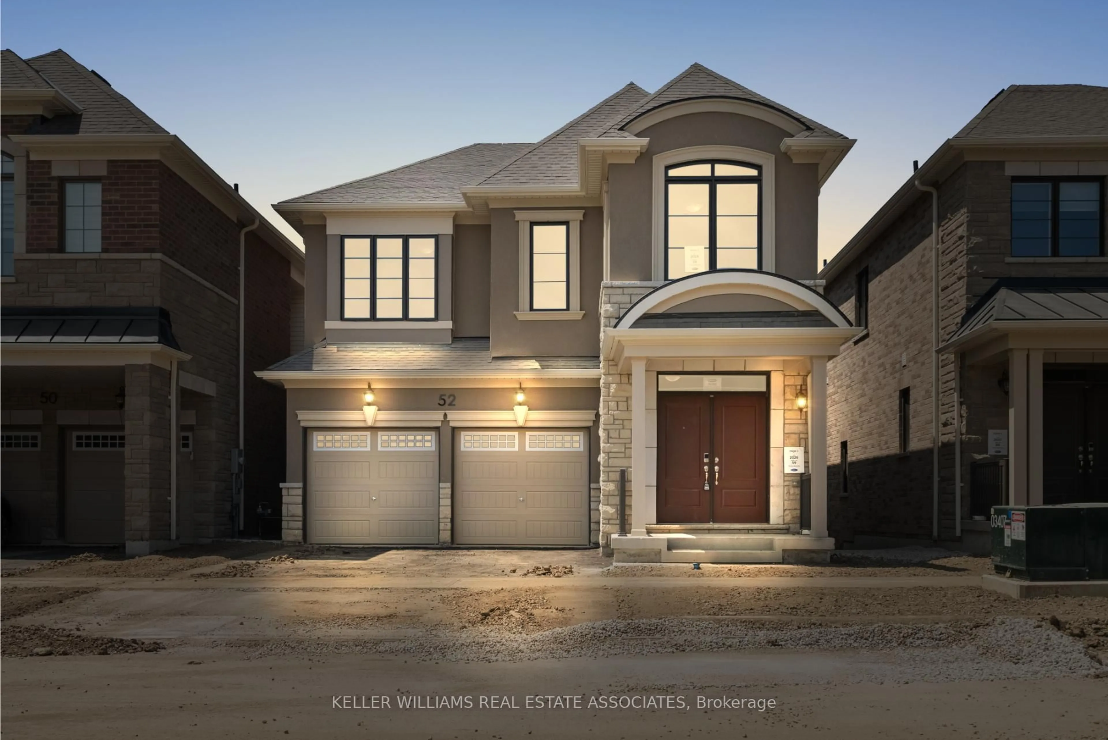 Home with brick exterior material, street for 52 Aster Woods Dr, Caledon Ontario L7C 4N8