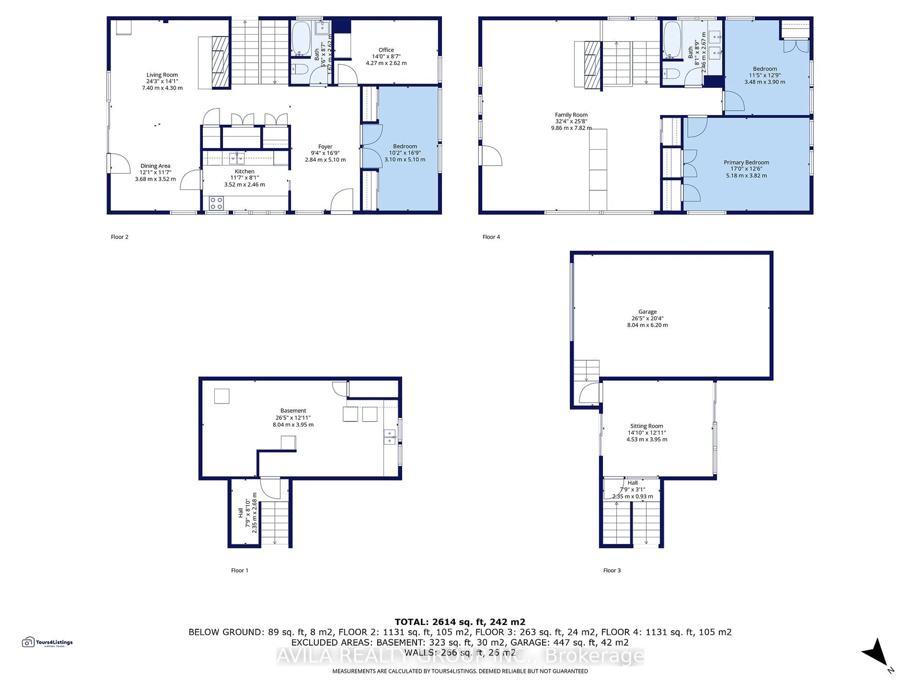 Floor plan for 12 Woodbrook Dr, Brampton Ontario L6W 1W5