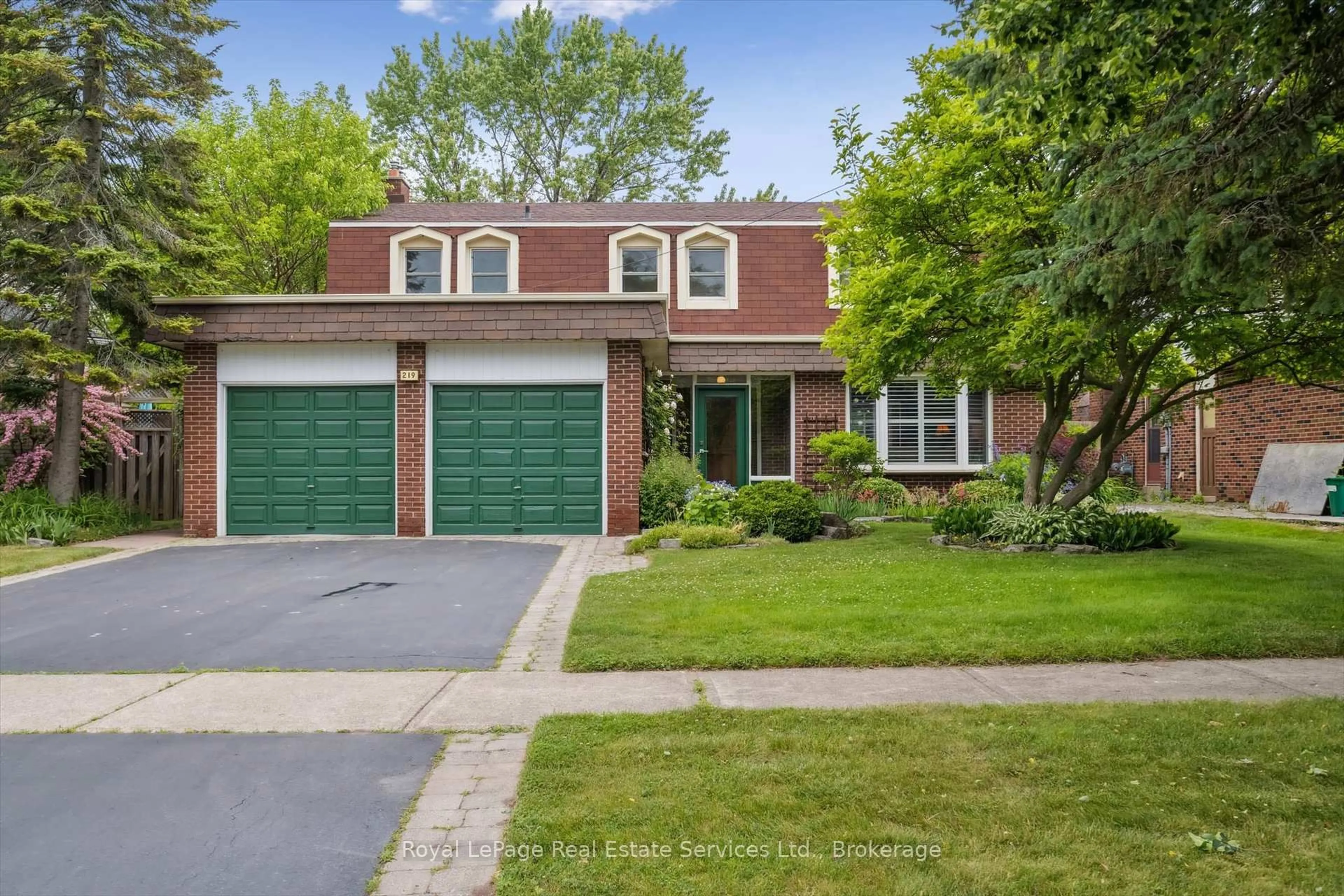 Home with brick exterior material, street for 219 Spring Garden Rd, Oakville Ontario L6L 5H3