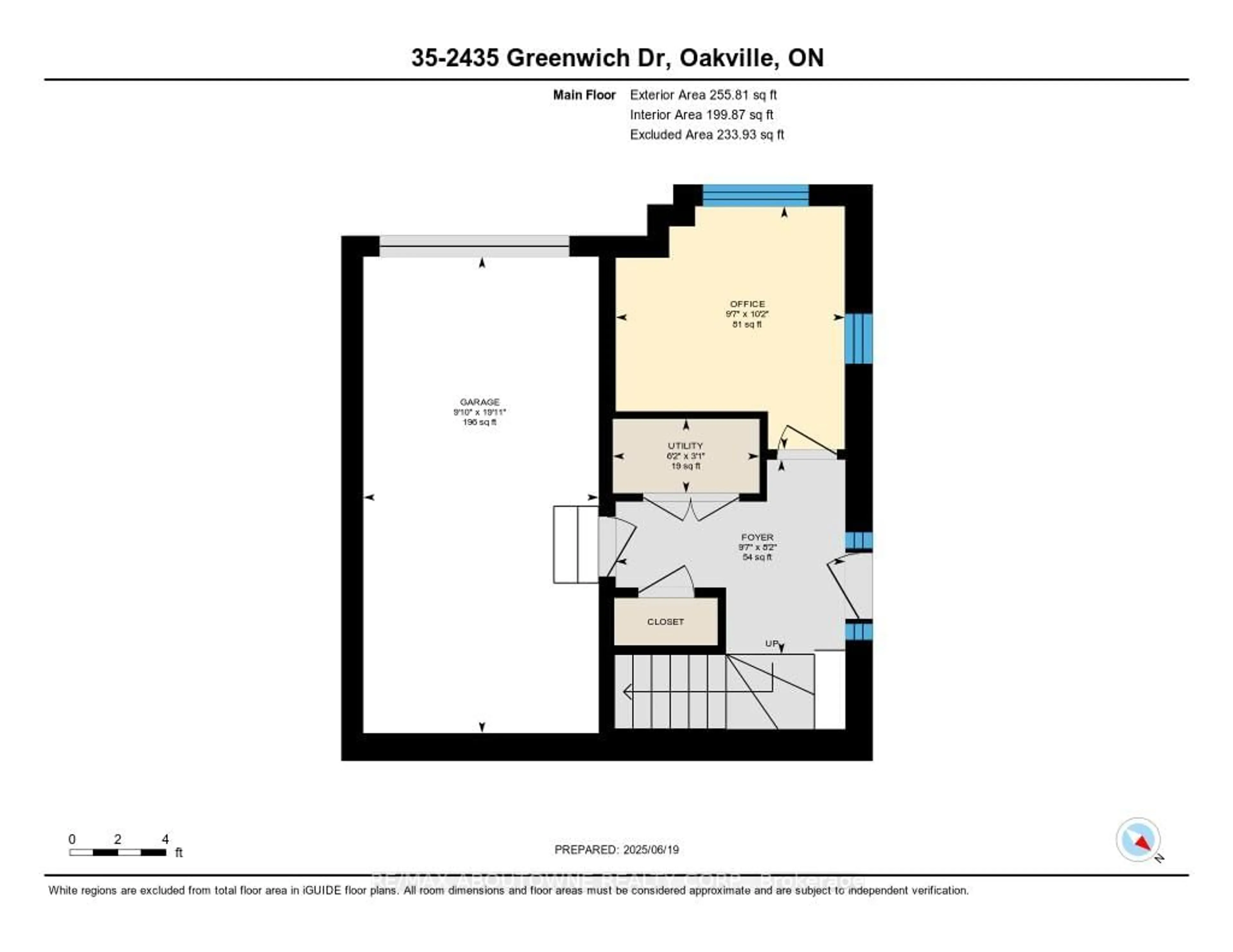 Floor plan for 2435 Greenwich Dr #35, Oakville Ontario L6M 0S4