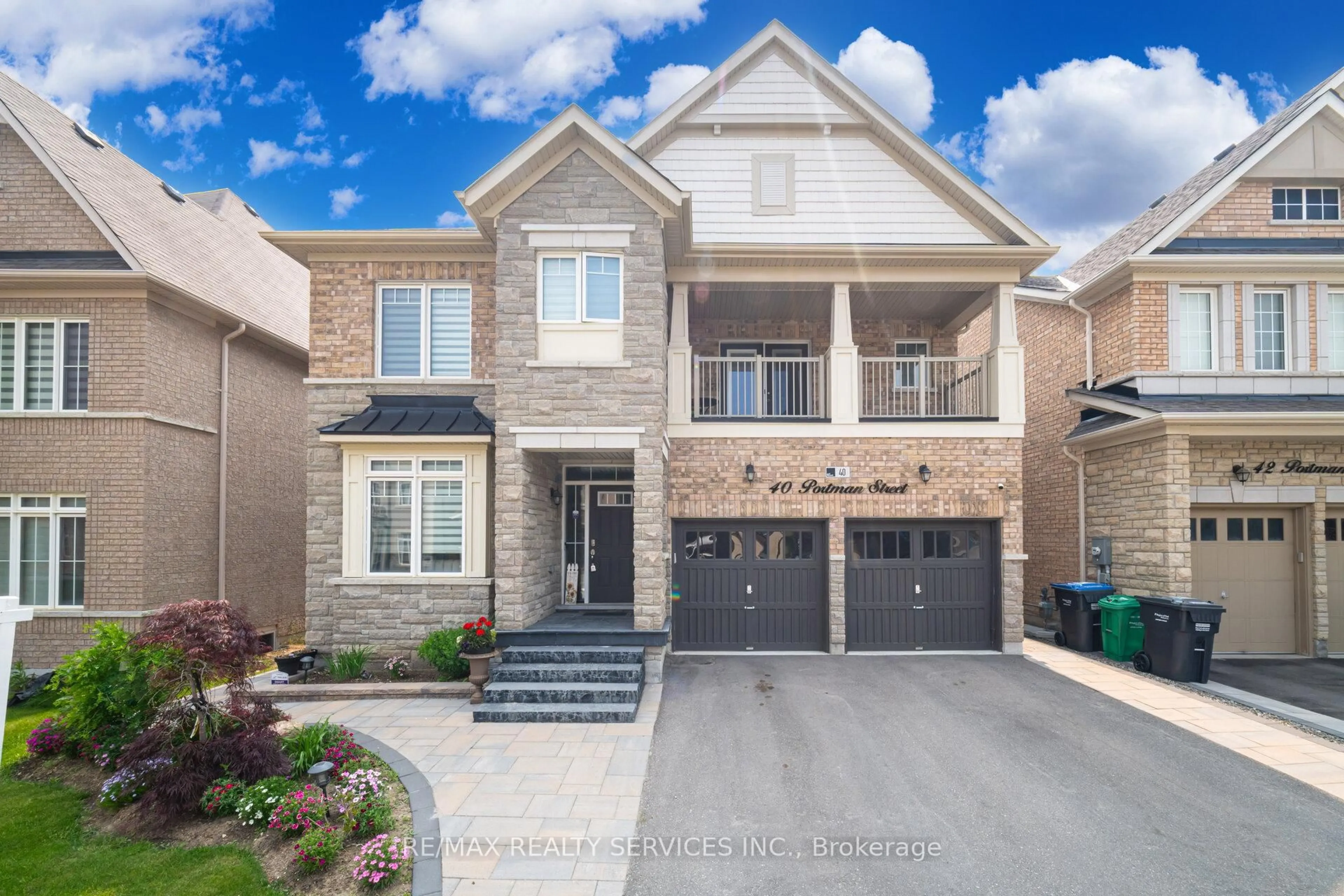 Home with brick exterior material, street for 40 Portman St, Caledon Ontario L7C 4E5