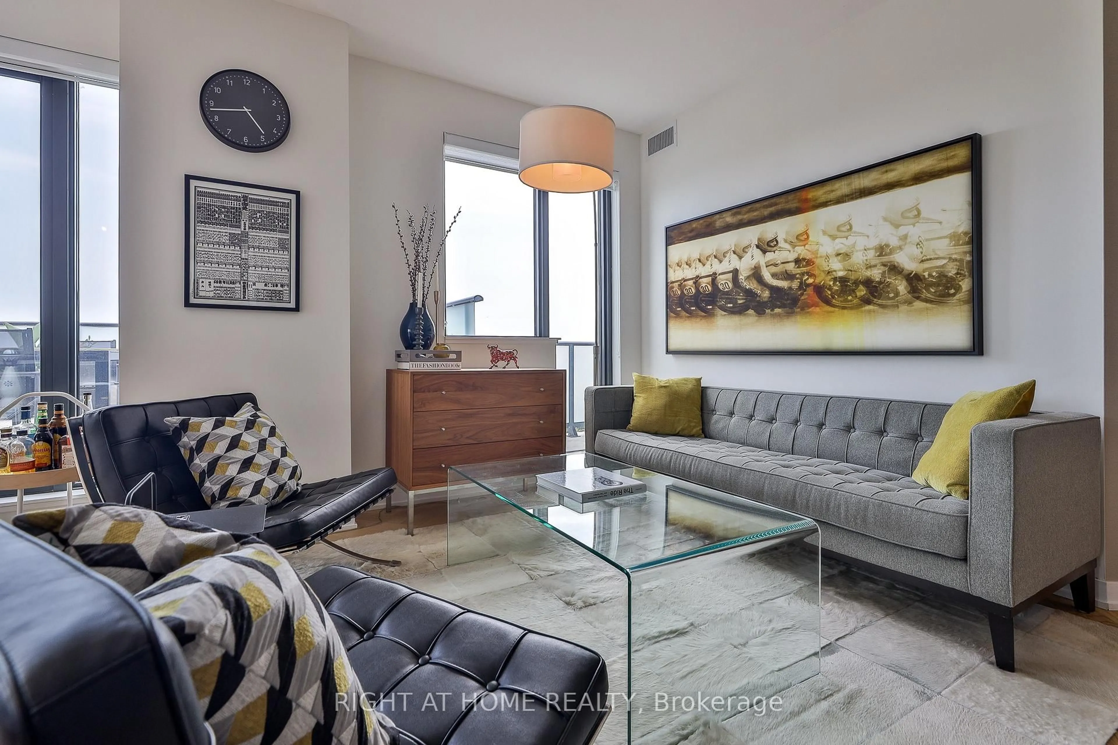 Living room with furniture, unknown for 430 Roncesvalles Ave #604, Toronto Ontario M6R 0A6
