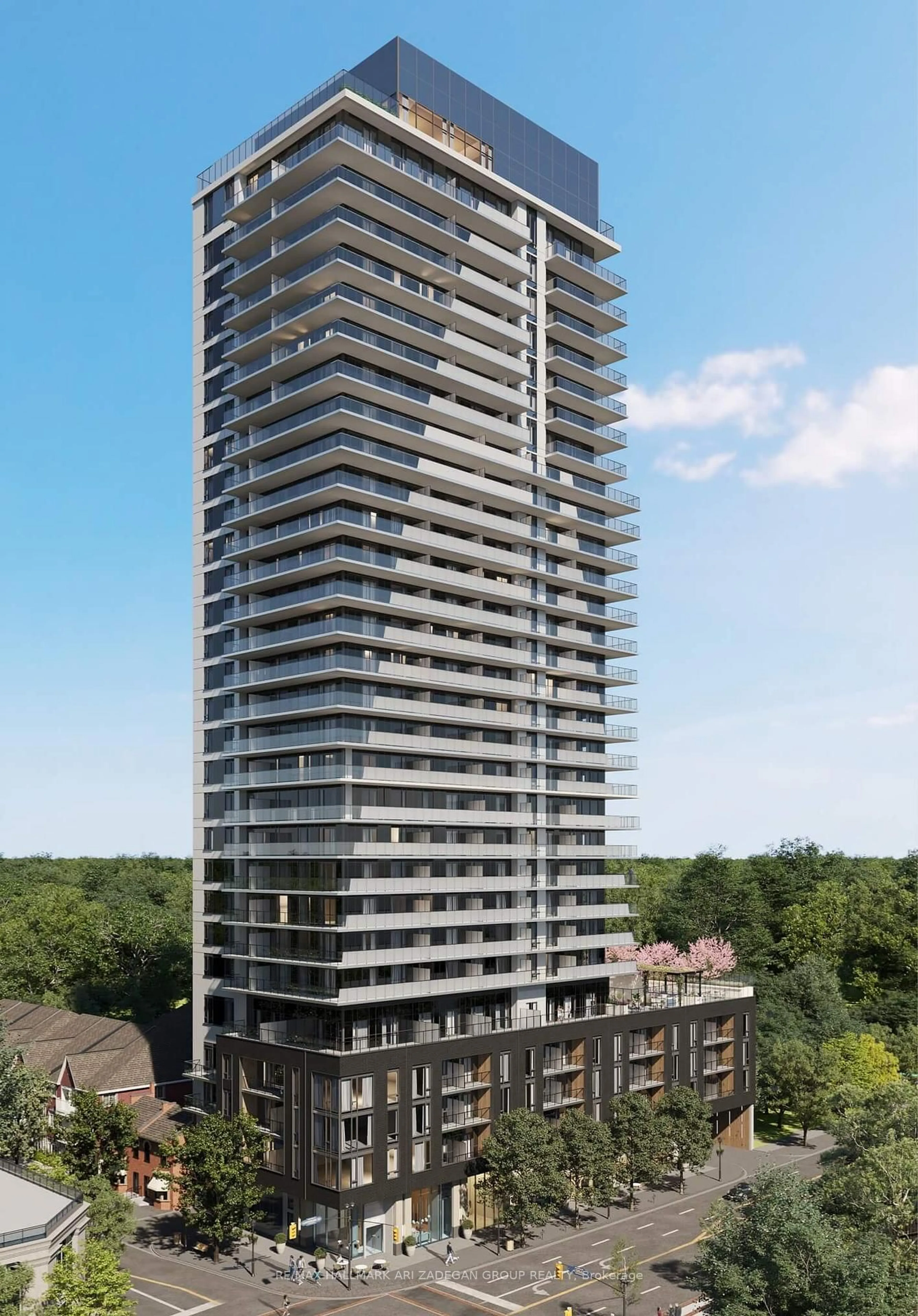 A pic from outside/outdoor area/front of a property/back of a property/a pic from drone, building for 2069 Lakeshore Rd, Burlington Ontario L7R 1E2