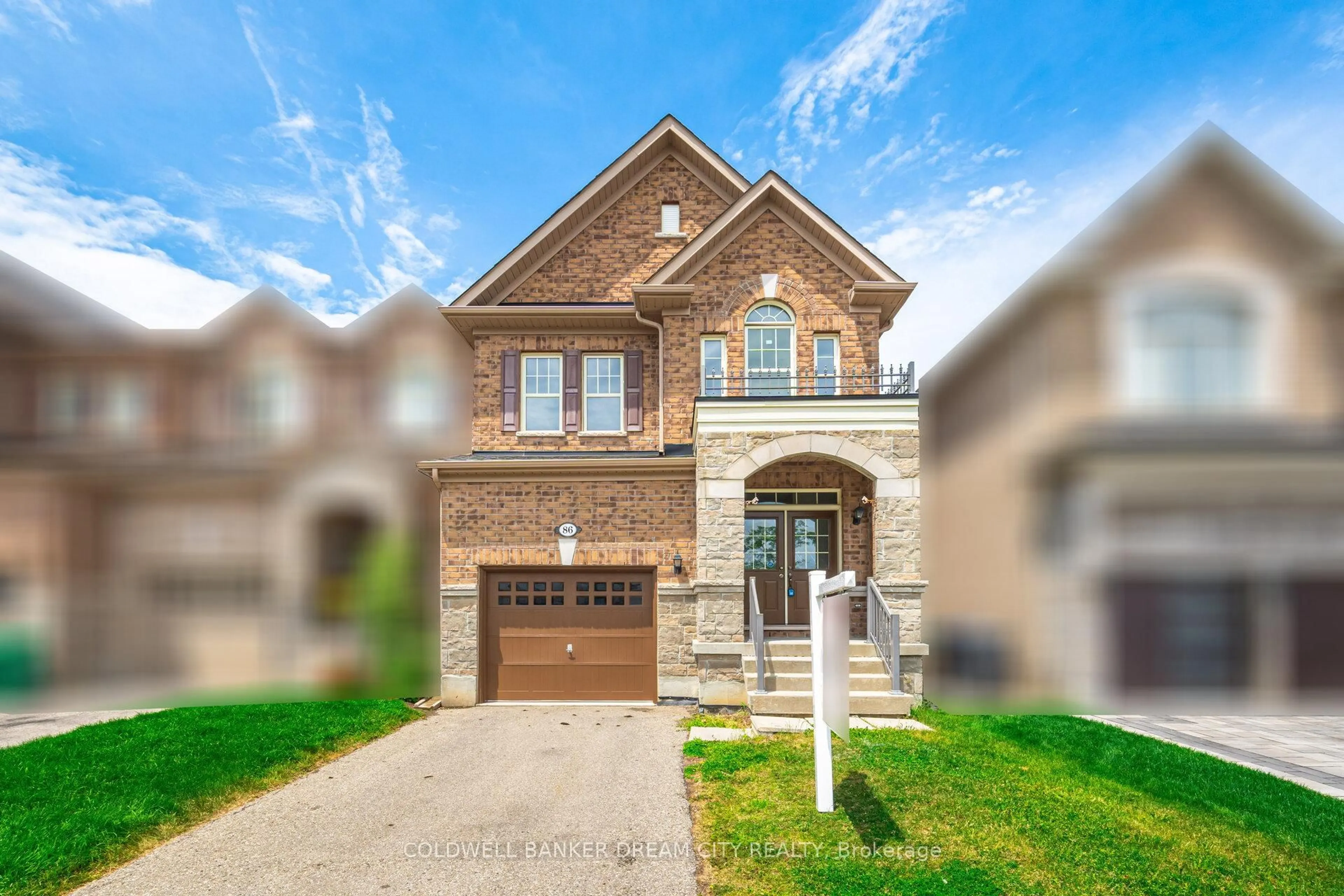 Home with brick exterior material, street for 86 Goodsway Tr, Brampton Ontario L7A 4A4