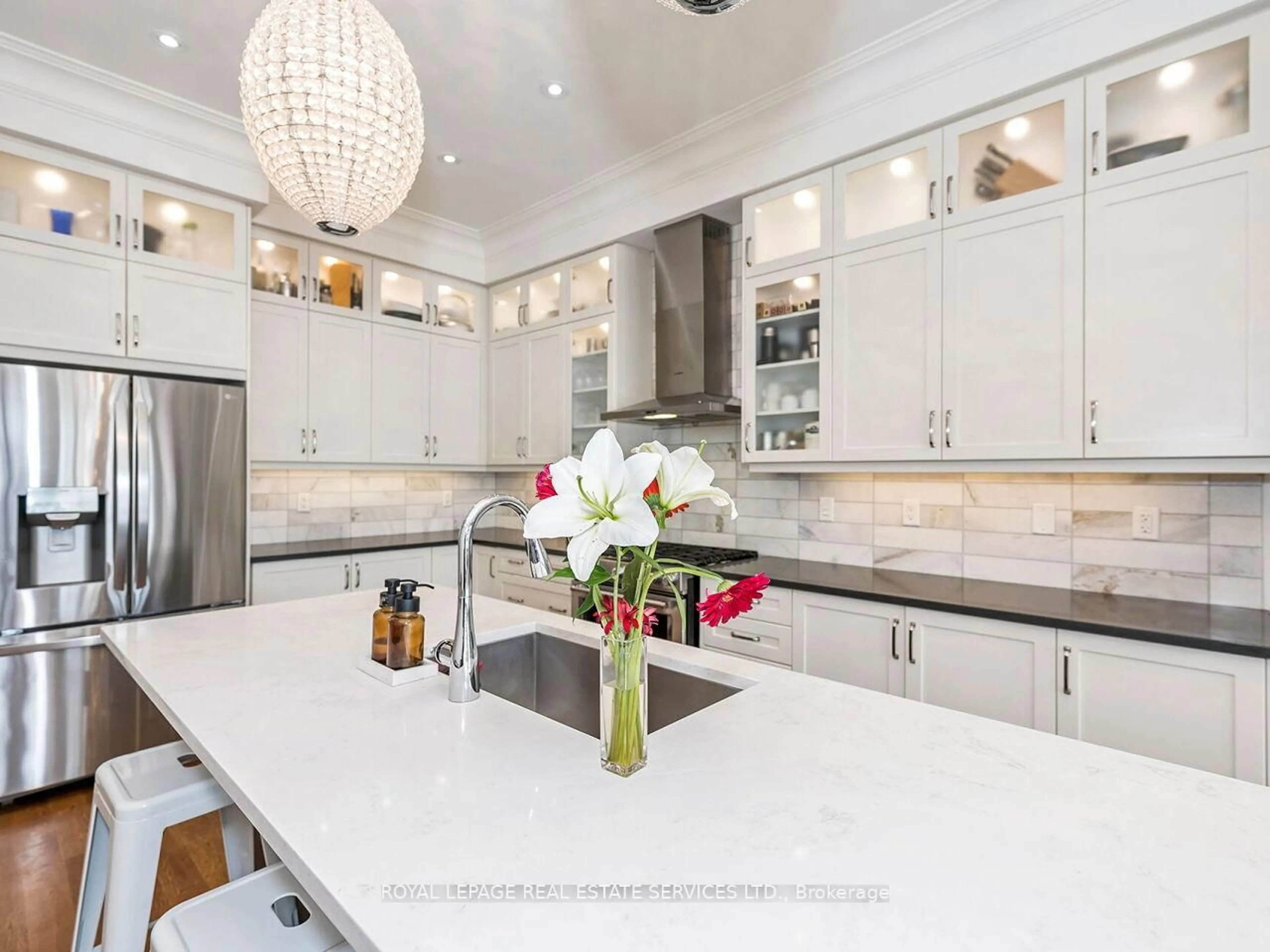 Contemporary kitchen, ceramic/tile floor for 22 Portland St, Toronto Ontario M8Y 1A5