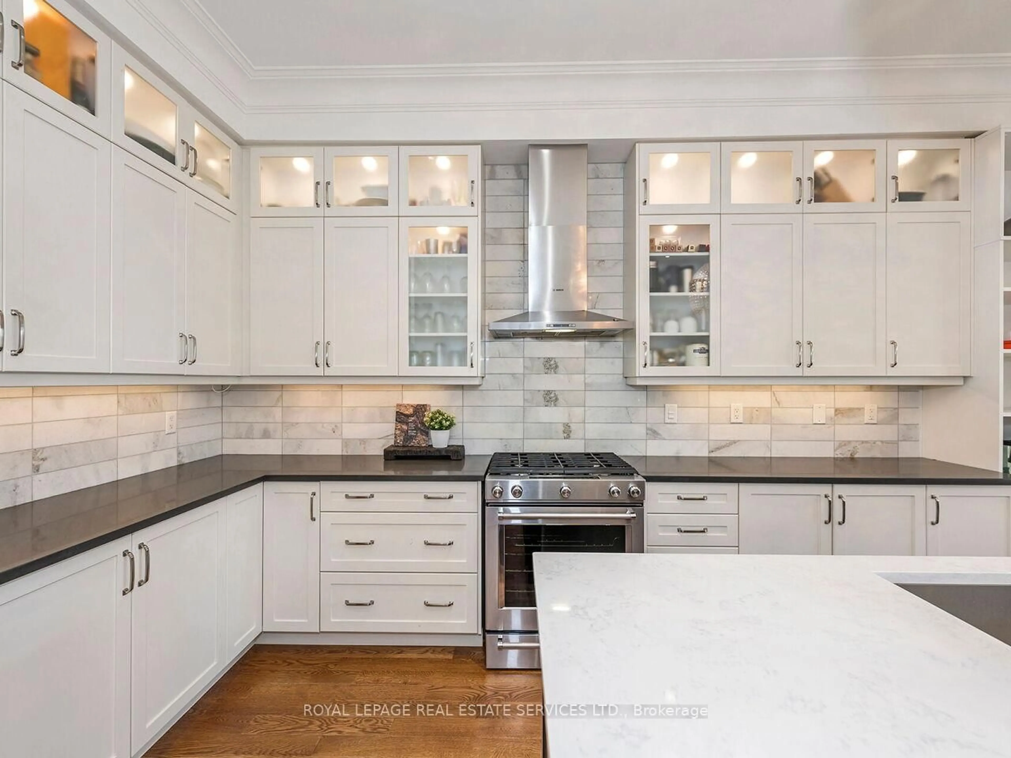 Contemporary kitchen, ceramic/tile floor for 22 Portland St, Toronto Ontario M8Y 1A5
