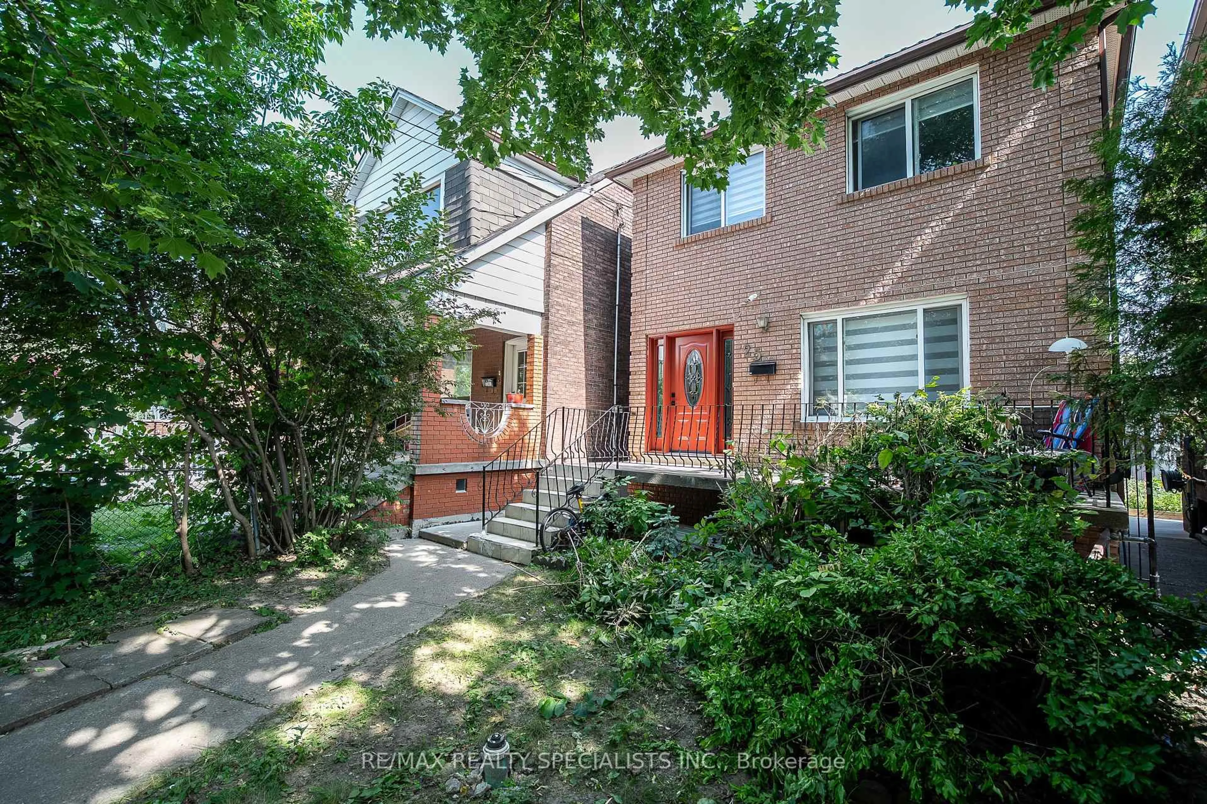 Home with brick exterior material, street for 25 Auburn Ave, Toronto Ontario M6H 2L6
