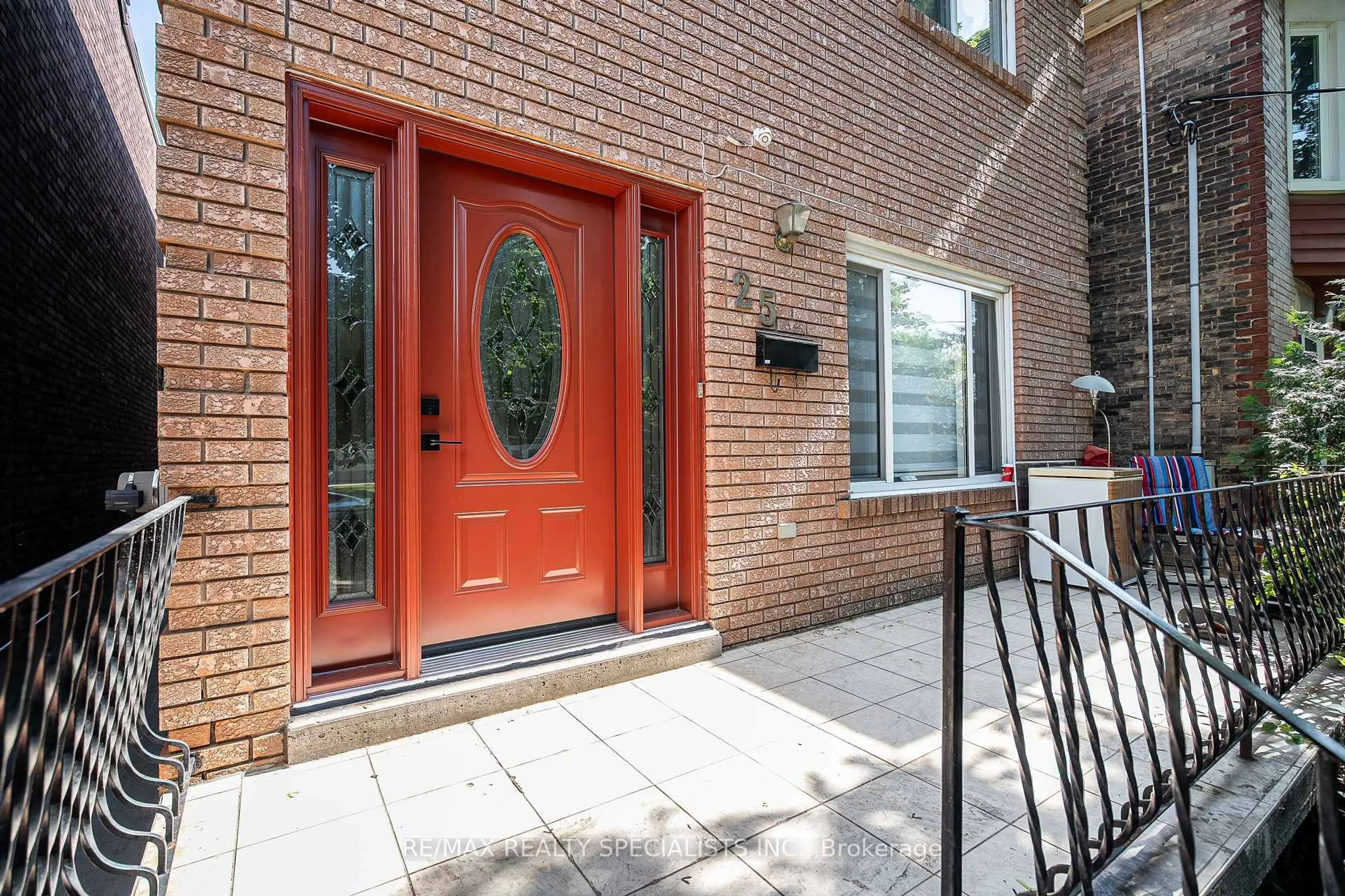 Home with brick exterior material, street for 25 Auburn Ave, Toronto Ontario M6H 2L6
