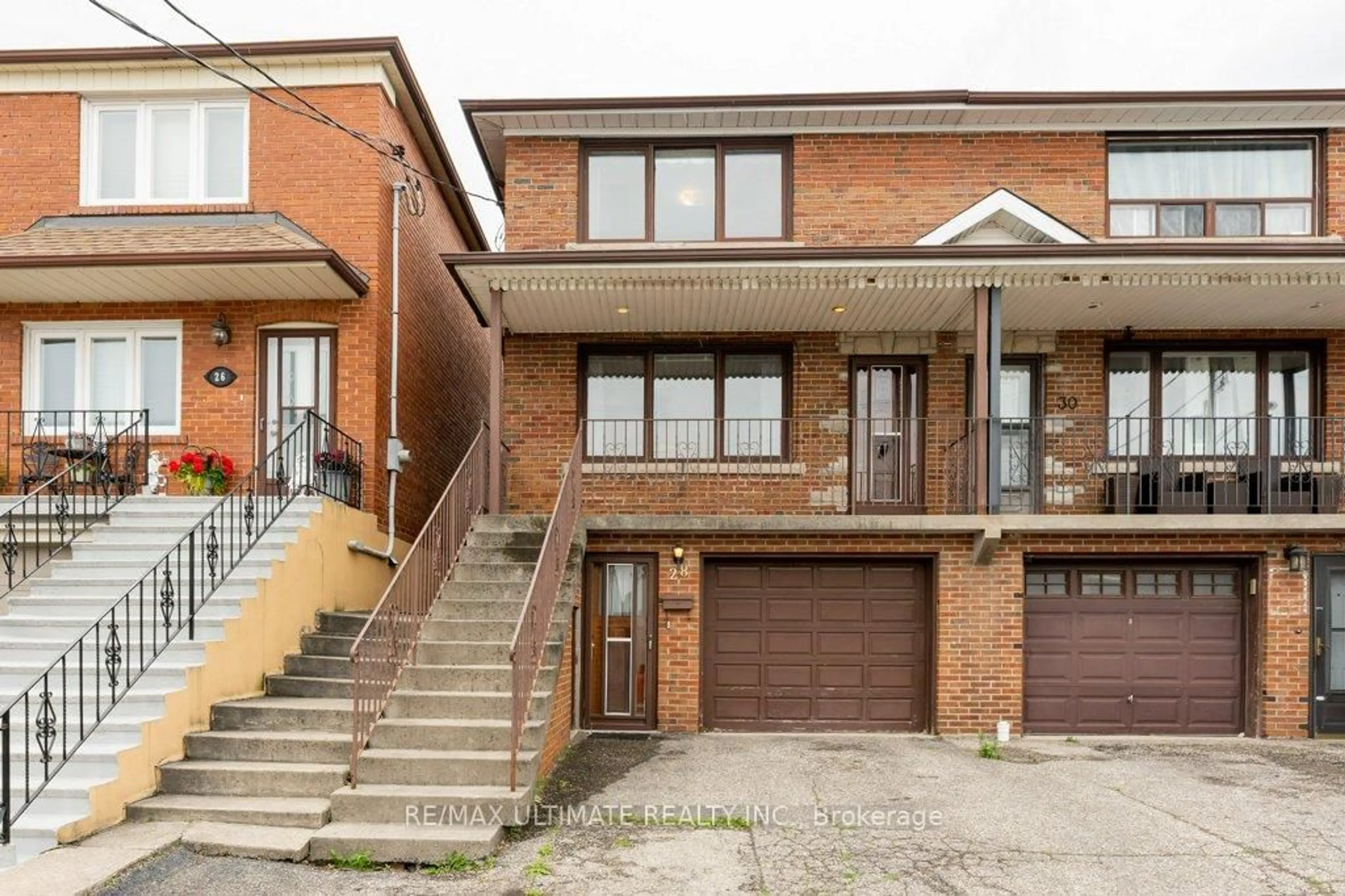 Home with brick exterior material, street for 28 Lacey Ave, Toronto Ontario M6M 3L7