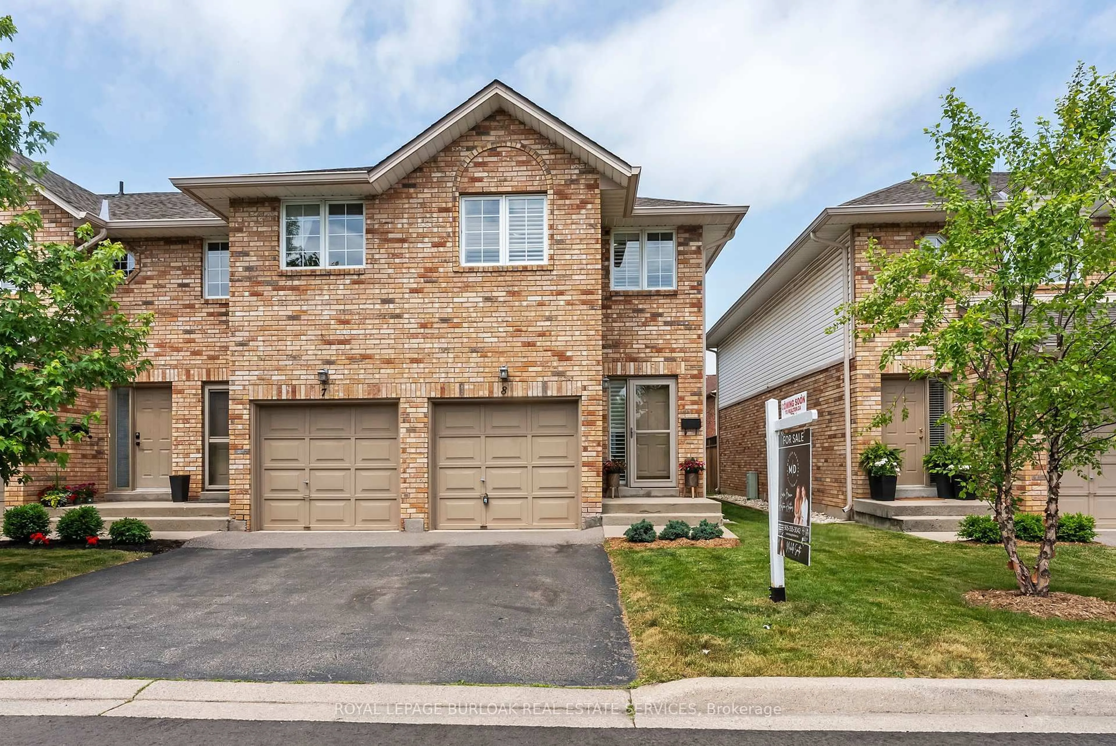 Home with brick exterior material, street for 2025 Cleaver Ave #8, Burlington Ontario L7M 4H8