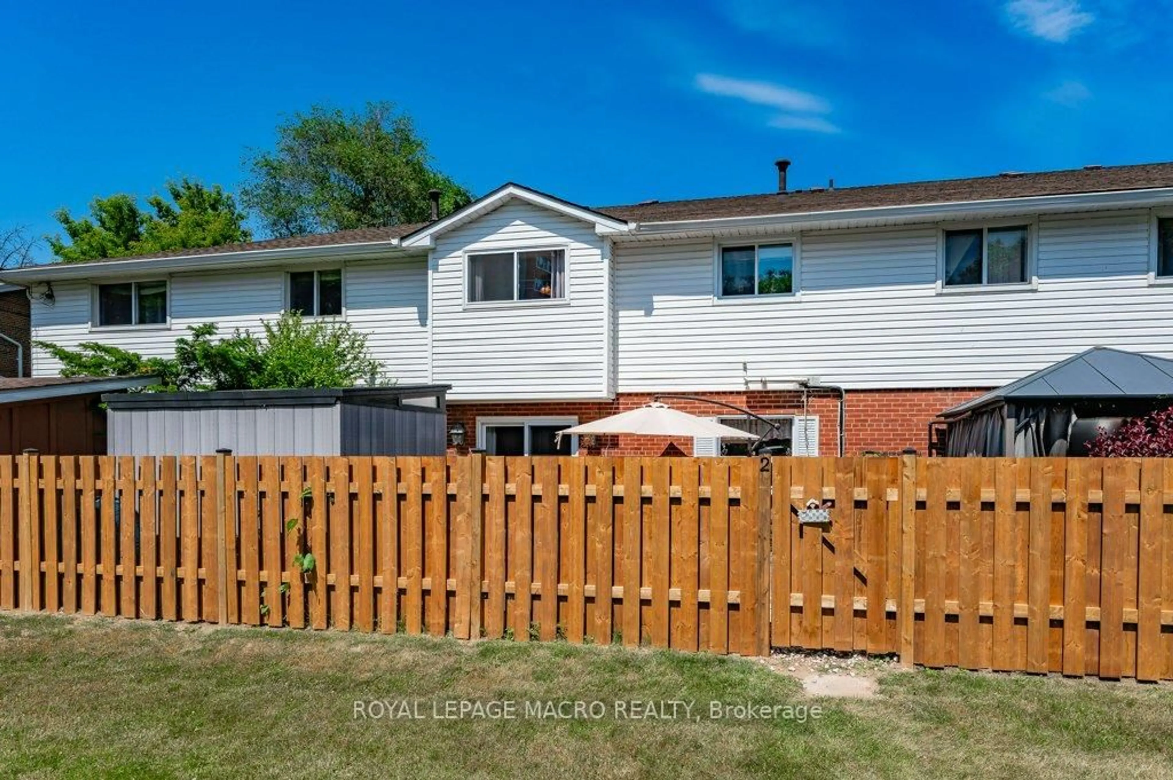 A pic from outside/outdoor area/front of a property/back of a property/a pic from drone, street for 483 Claridge Rd #2, Burlington Ontario L7N 2S1