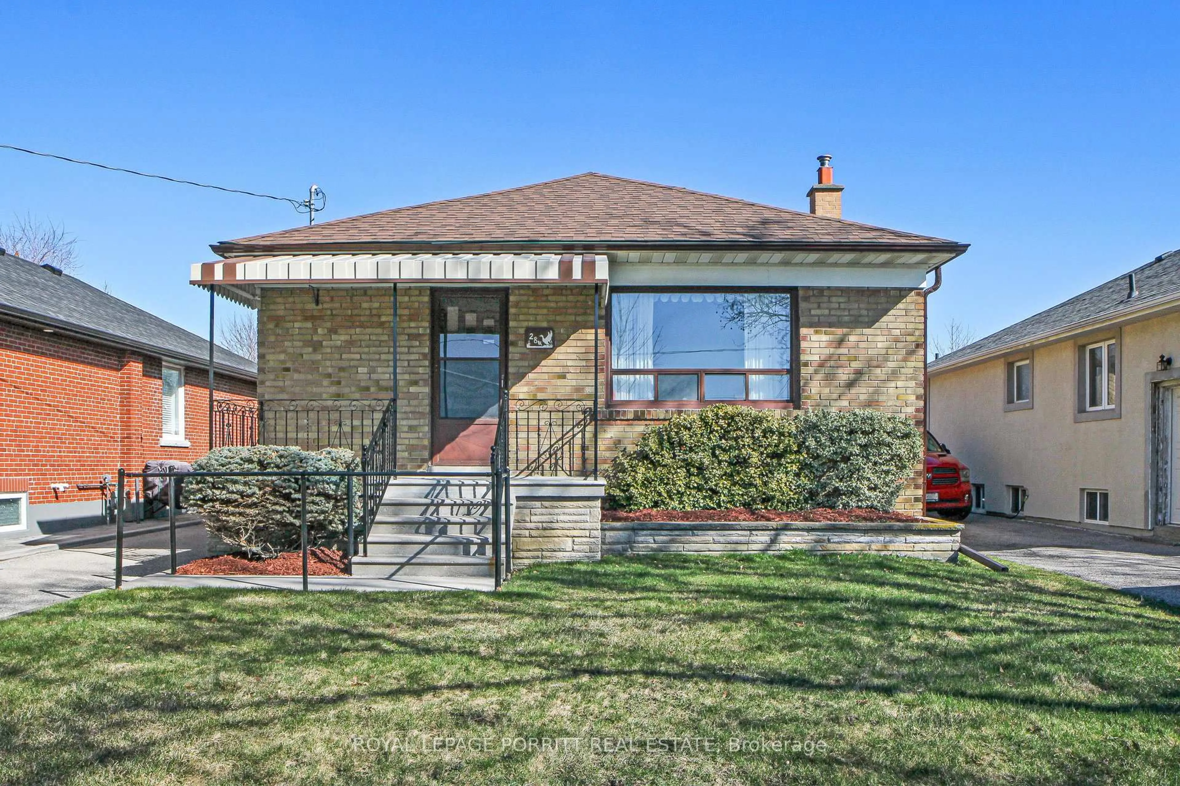 Home with brick exterior material, street for 284 Lanor Ave, Toronto Ontario M8W 2P9