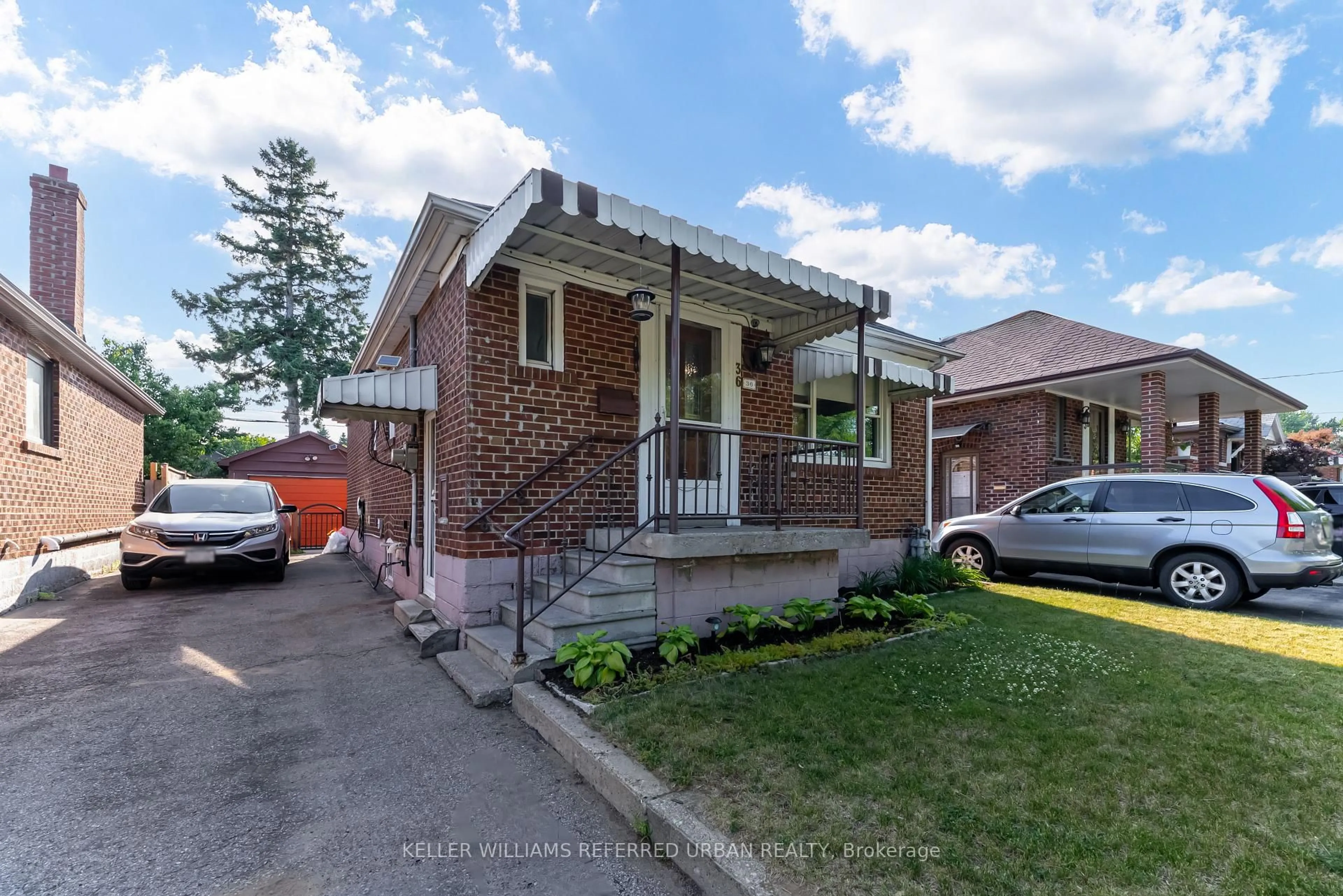 Home with brick exterior material, street for 36 Rothsay Ave, Toronto Ontario M8Z 4M3