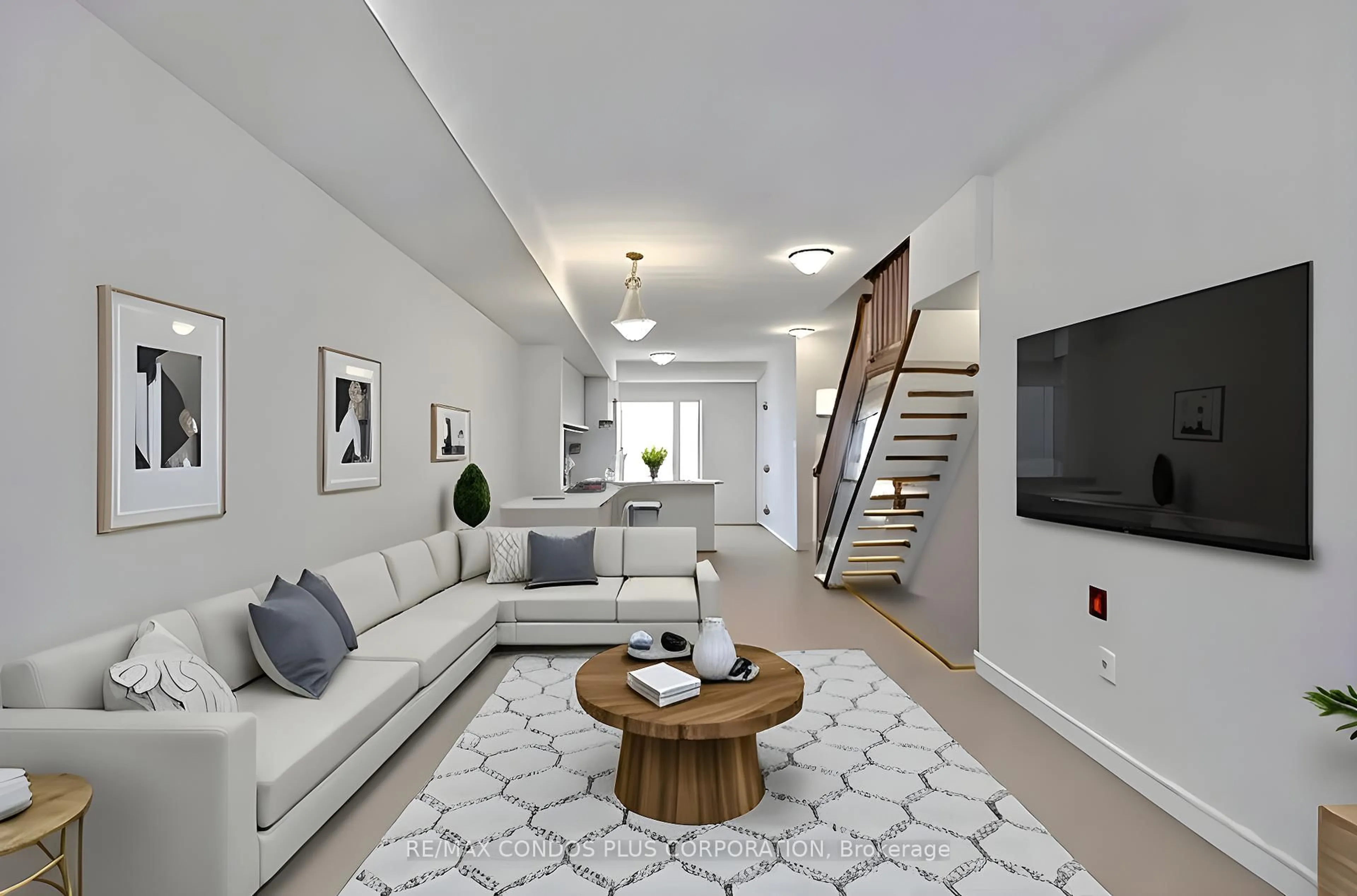 Living room with furniture, unknown for 348 Wheat Boom Dr #20, Oakville Ontario L6H 3Y6