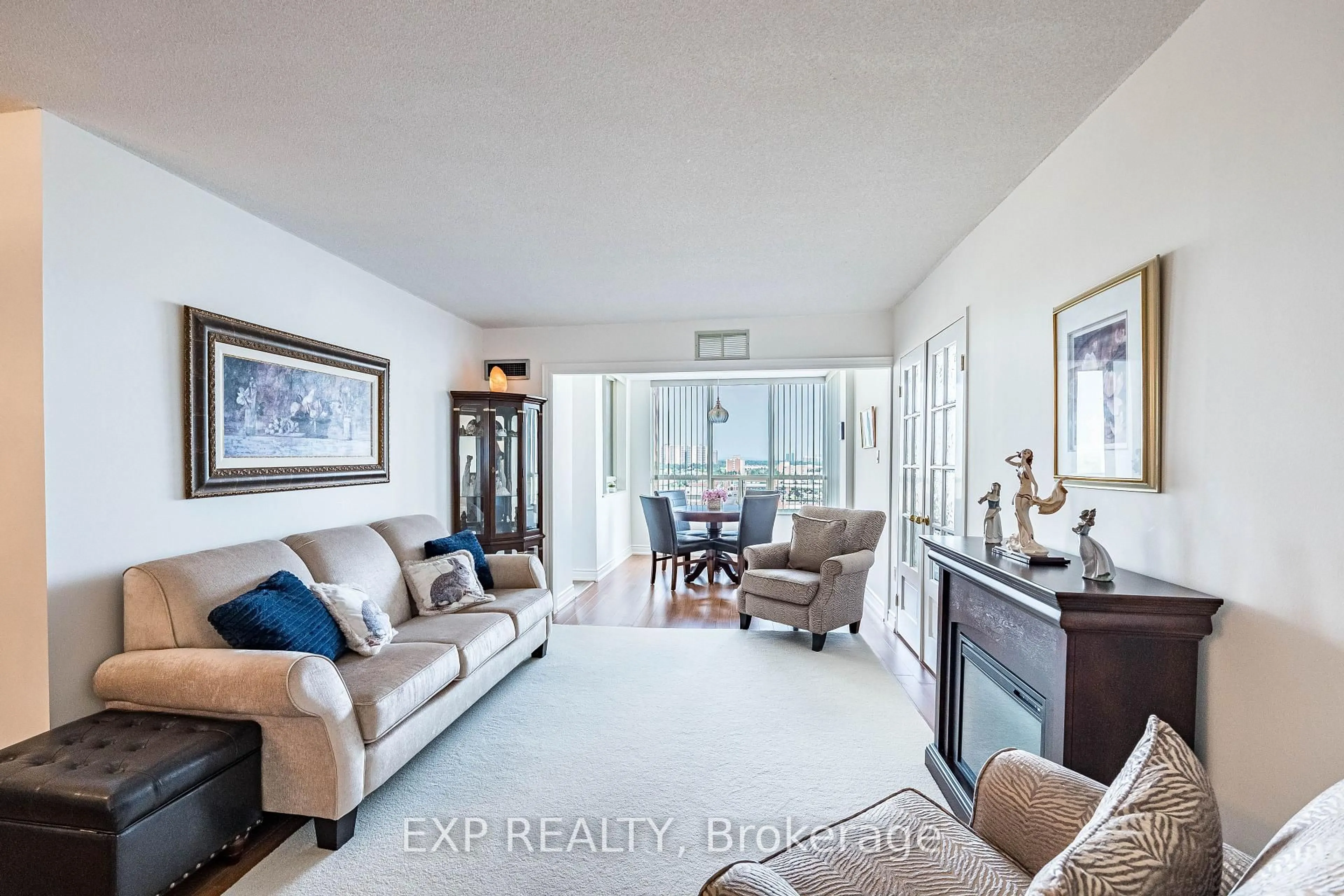 Living room with furniture, unknown for 20 Cherrytree Dr #905, Brampton Ontario L6Y 3V1