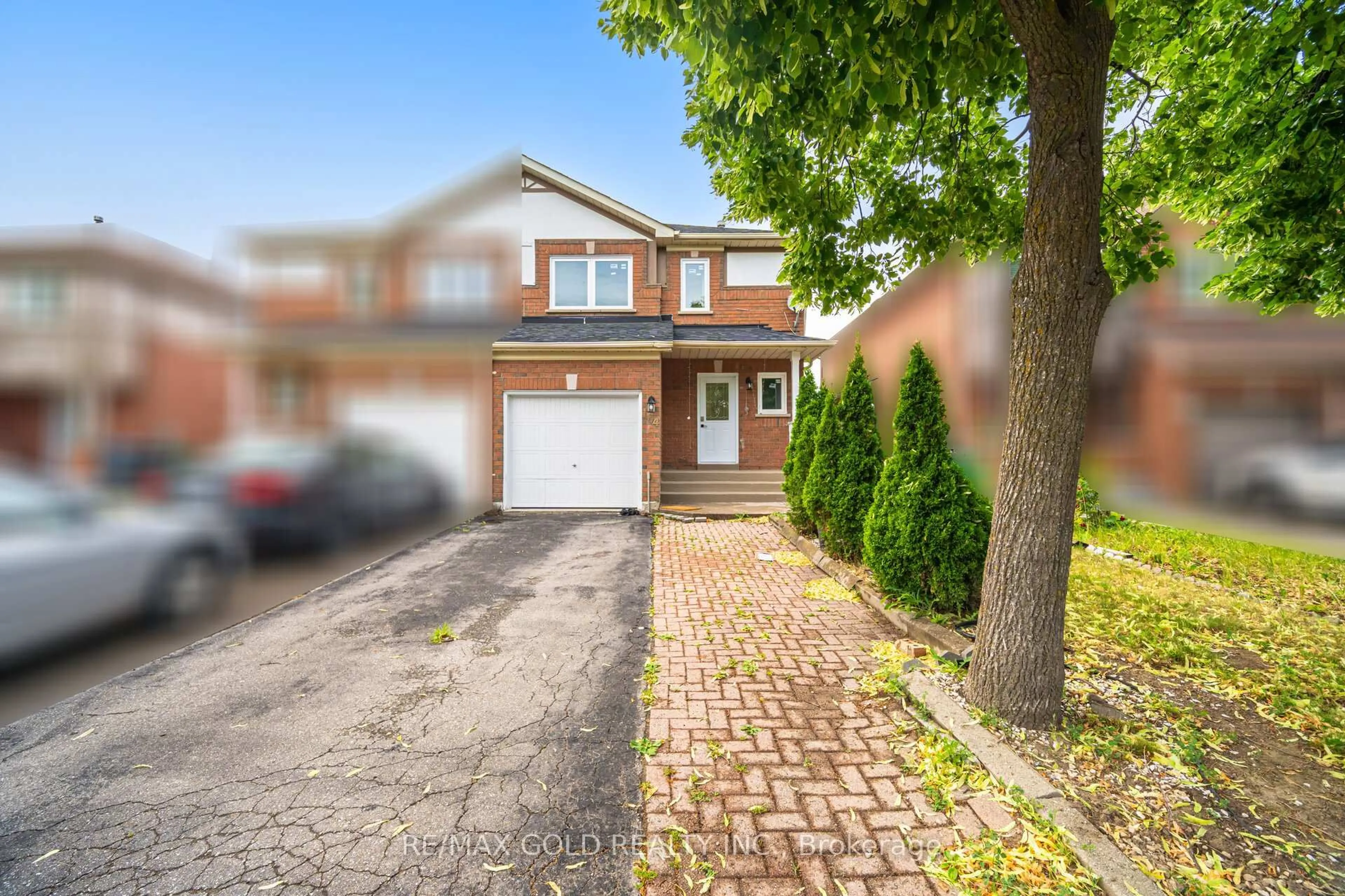 Home with brick exterior material, street for 164 Rainforest Dr, Brampton Ontario L6R 1A4