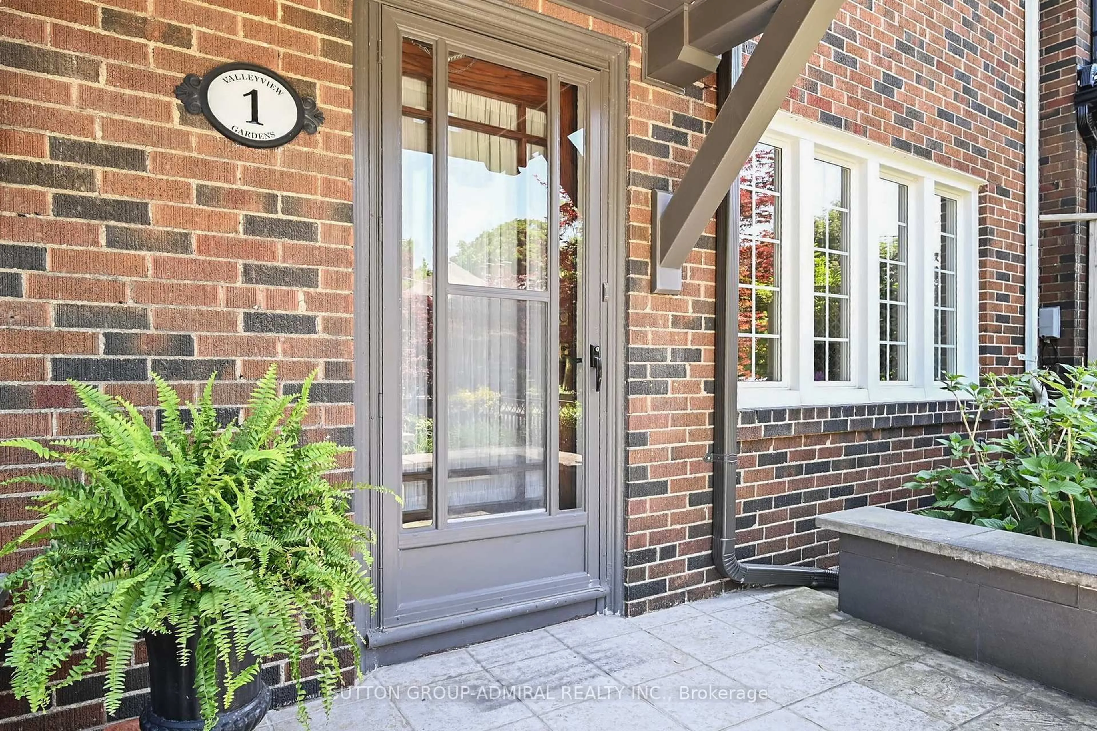 Home with brick exterior material, street for 1 Valleyview Gdns, Toronto Ontario M6S 2B5