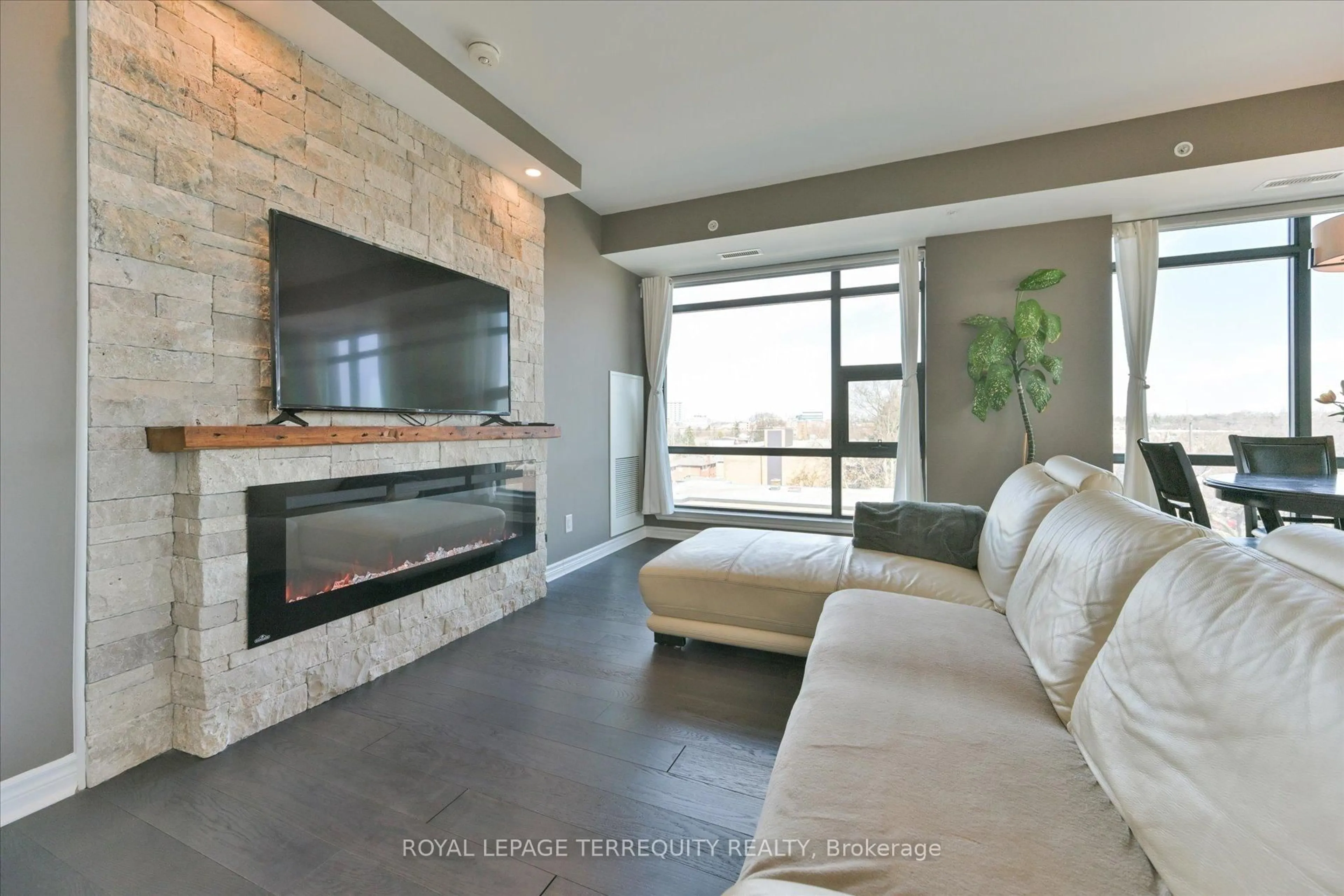 Living room with furniture, unknown for 2522 Keele St #508, Toronto Ontario M6L 0A2