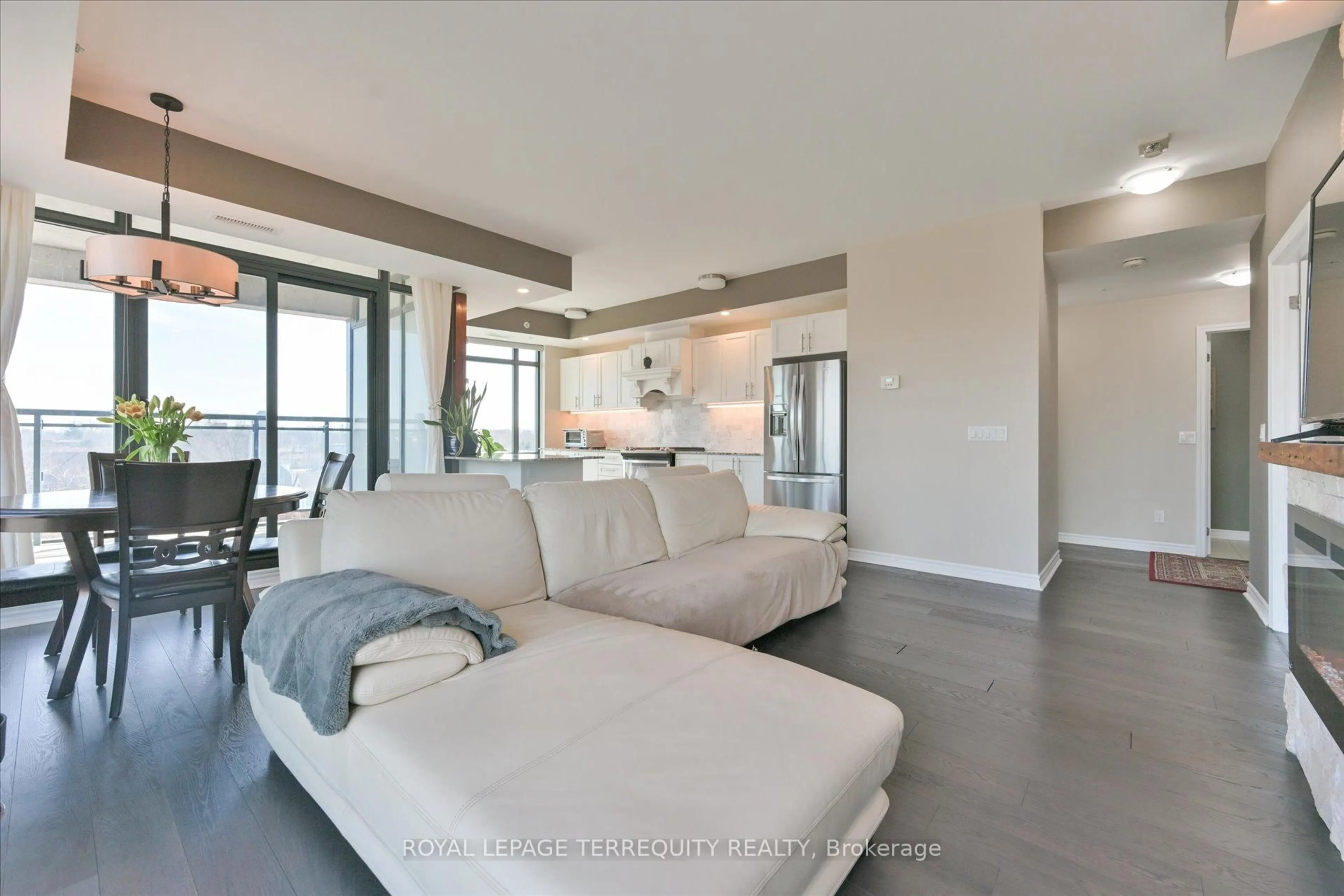 Living room with furniture, unknown for 2522 Keele St #508, Toronto Ontario M6L 0A2