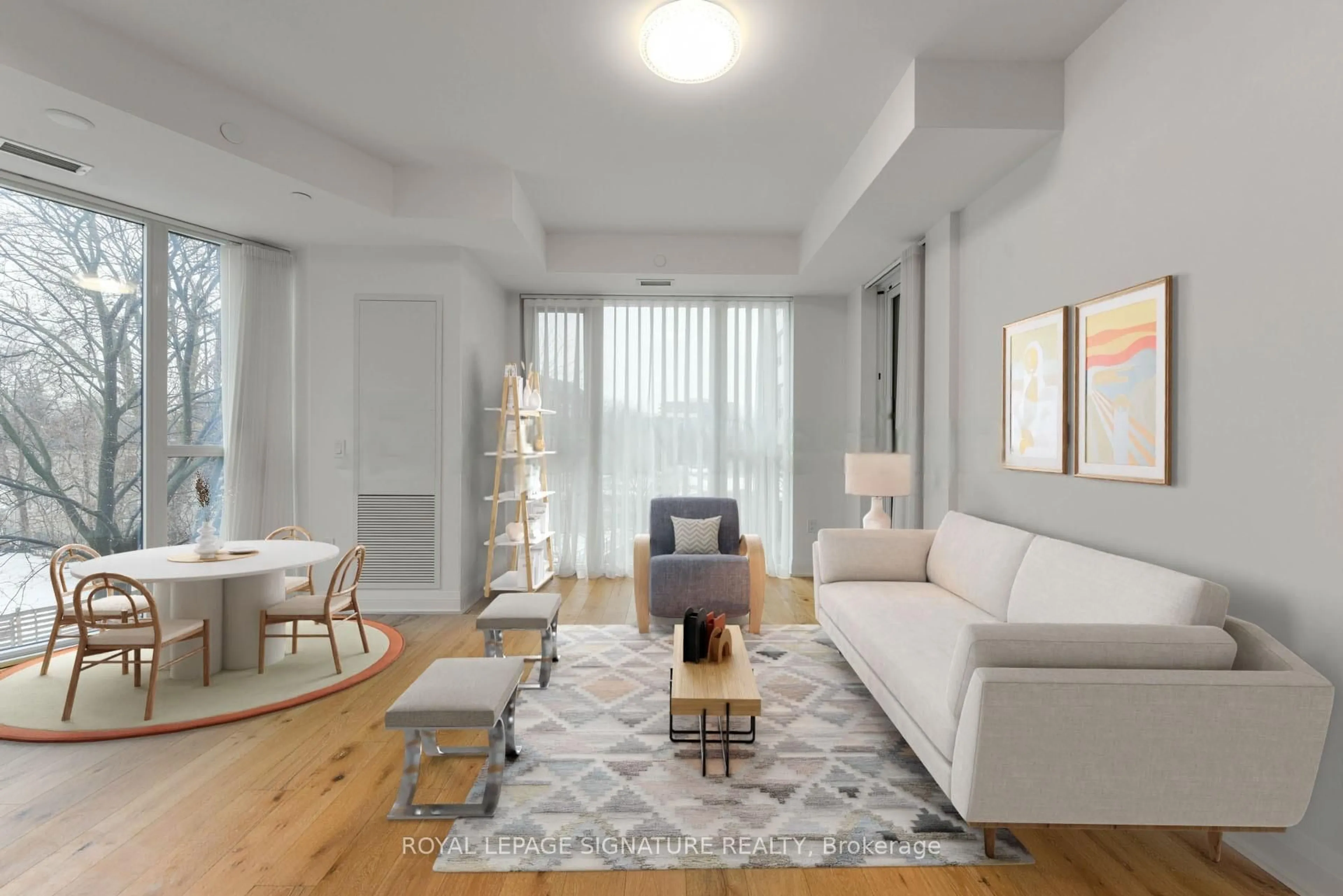 Living room with furniture, unknown for 293 The Kingsway #210, Toronto Ontario M9A 0E8