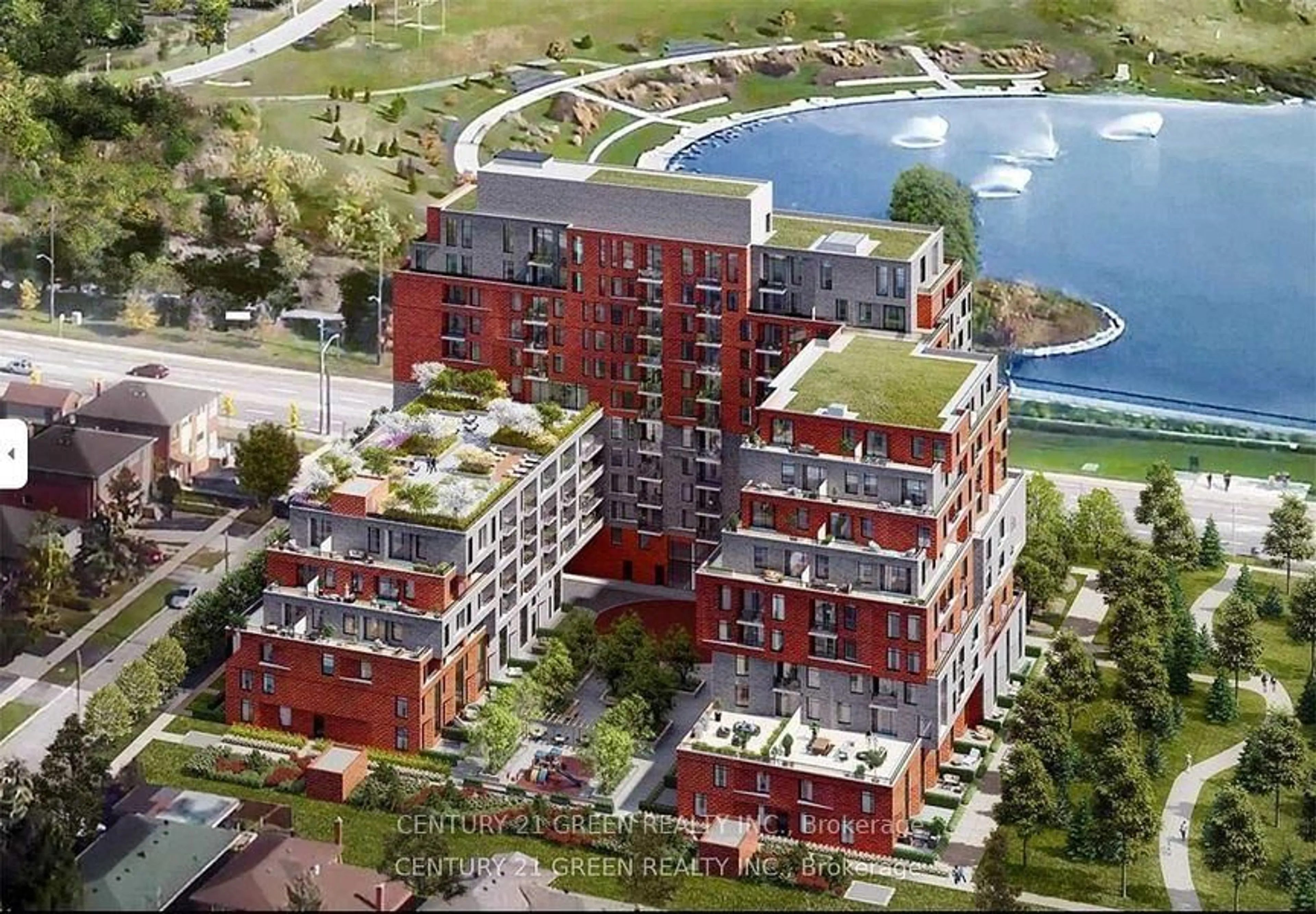 A pic from outside/outdoor area/front of a property/back of a property/a pic from drone, unknown for 3100 Keele St #1121, Toronto Ontario M3M 2H4