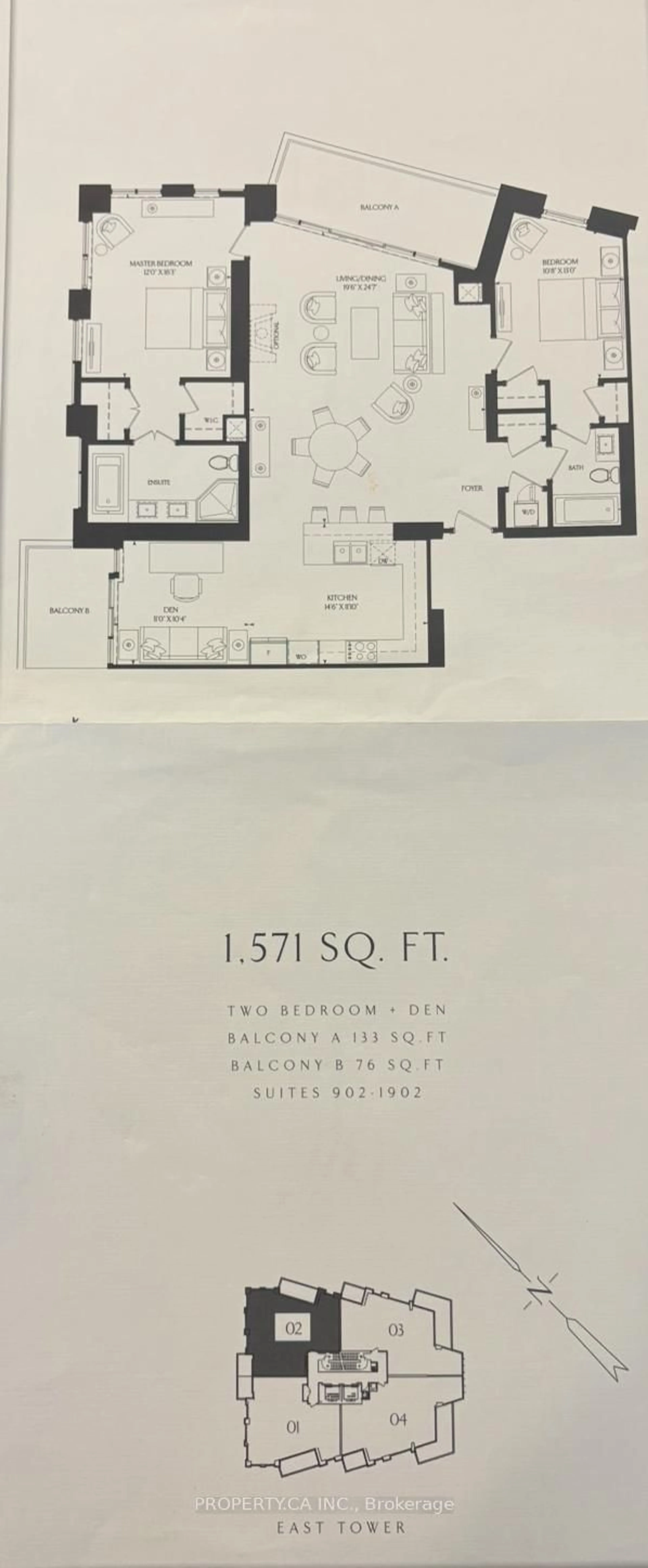 Floor plan for 2060 Lakeshore Rd #902, Burlington Ontario L7R 0G2