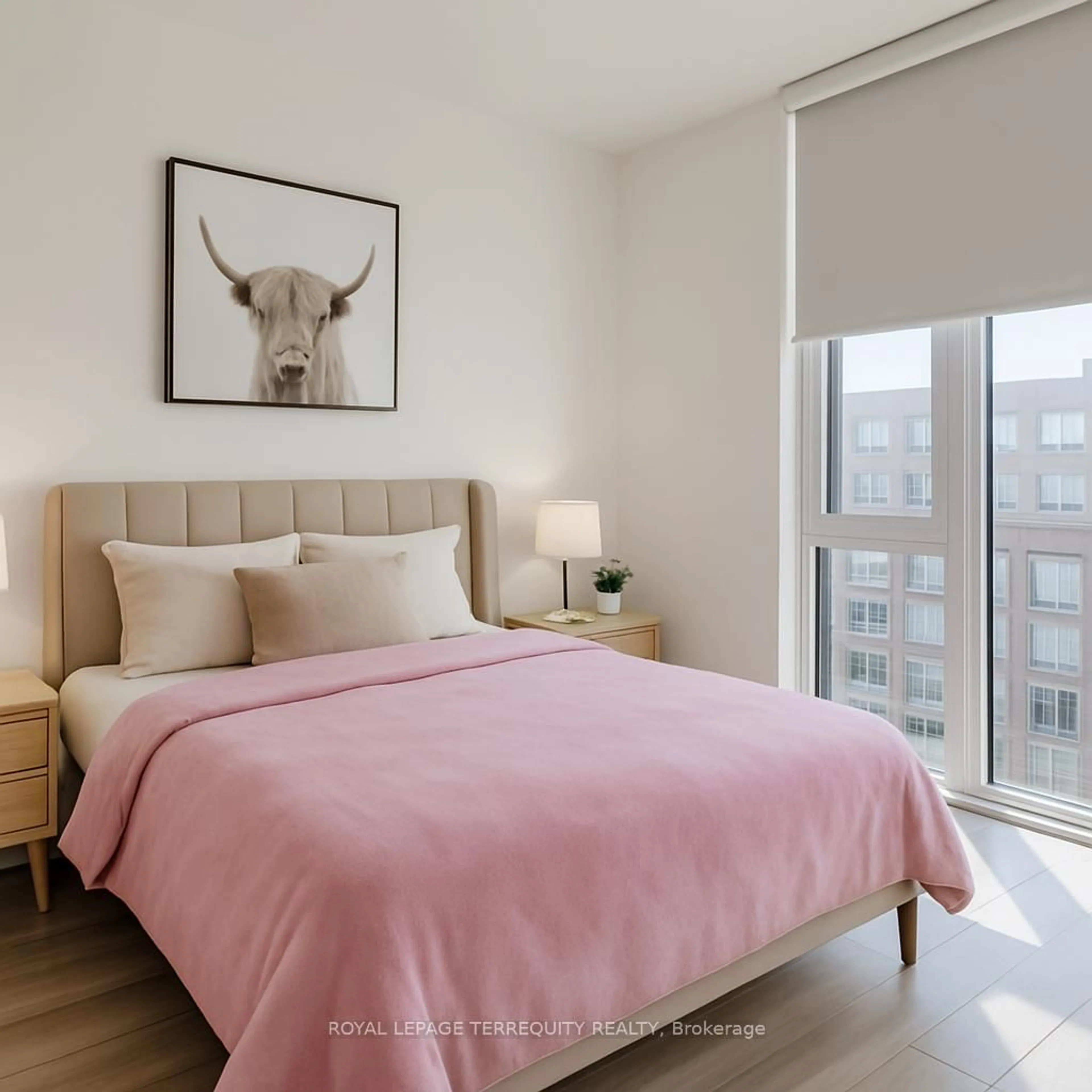 Bedroom with bed, unknown for 1808 St Clair Ave #1103, Toronto Ontario M6N 0C1