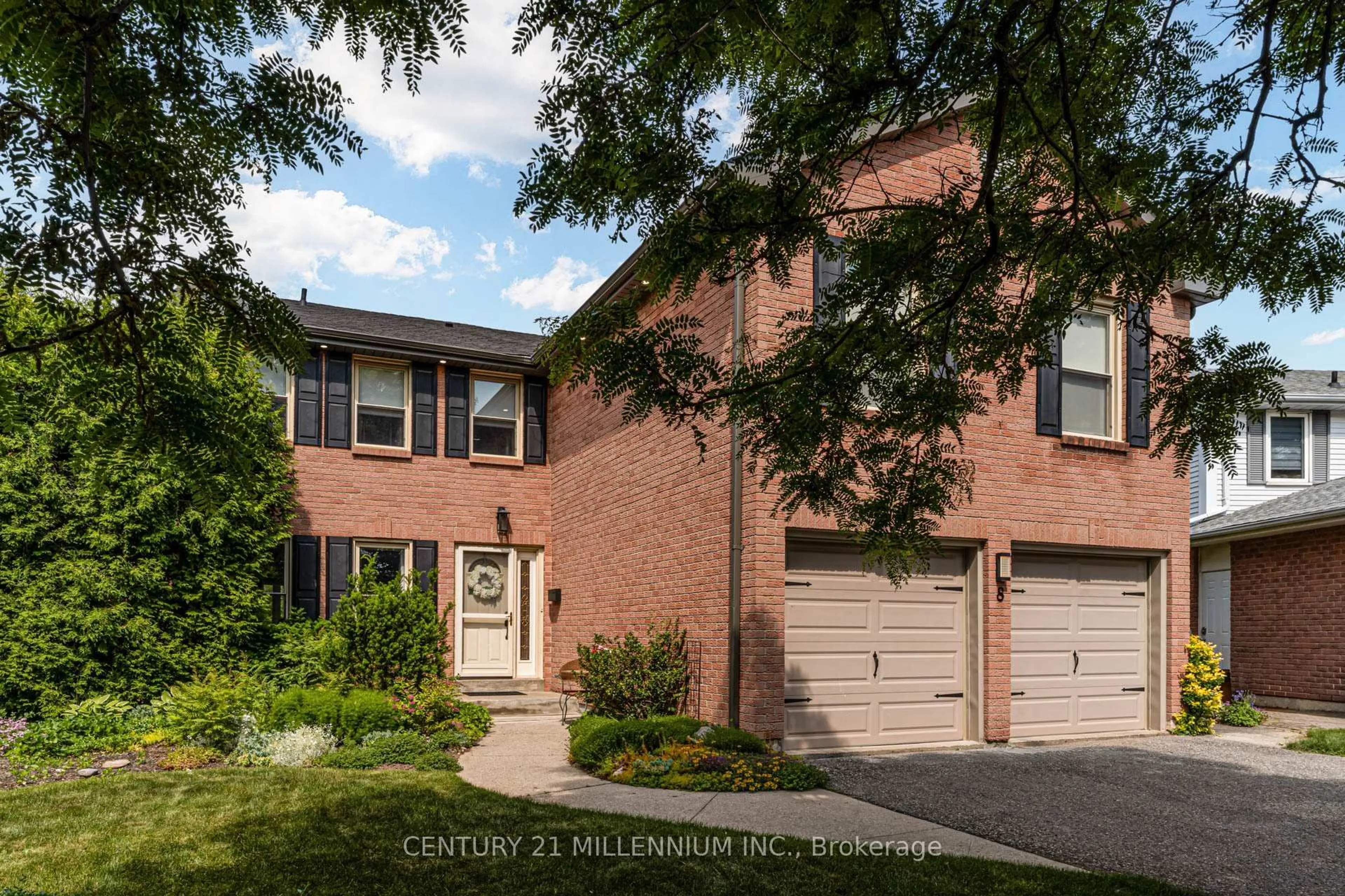 Home with brick exterior material, street for 8 Normandy Pl, Brampton Ontario L6S 3Z4