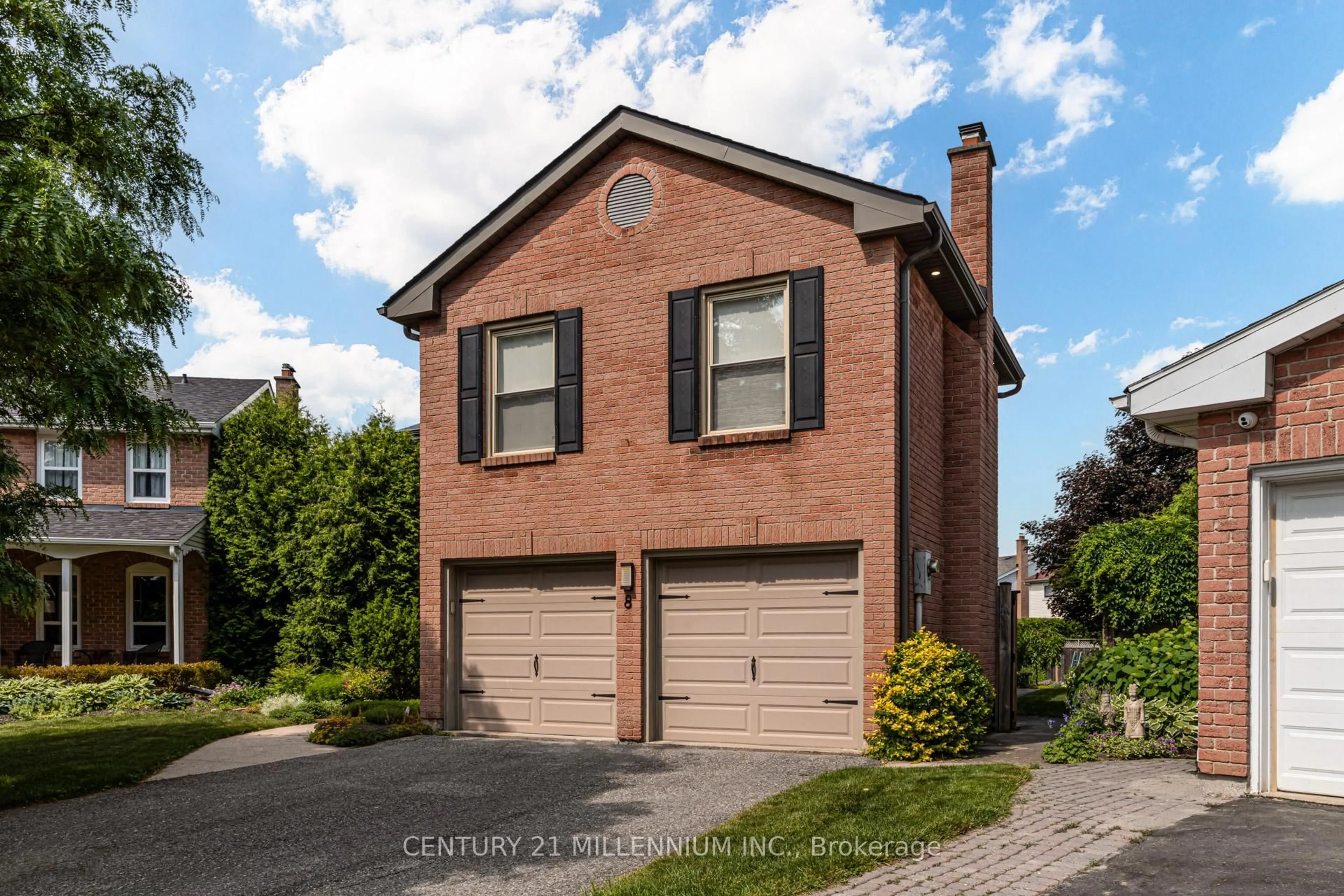 Home with brick exterior material, street for 8 Normandy Pl, Brampton Ontario L6S 3Z4