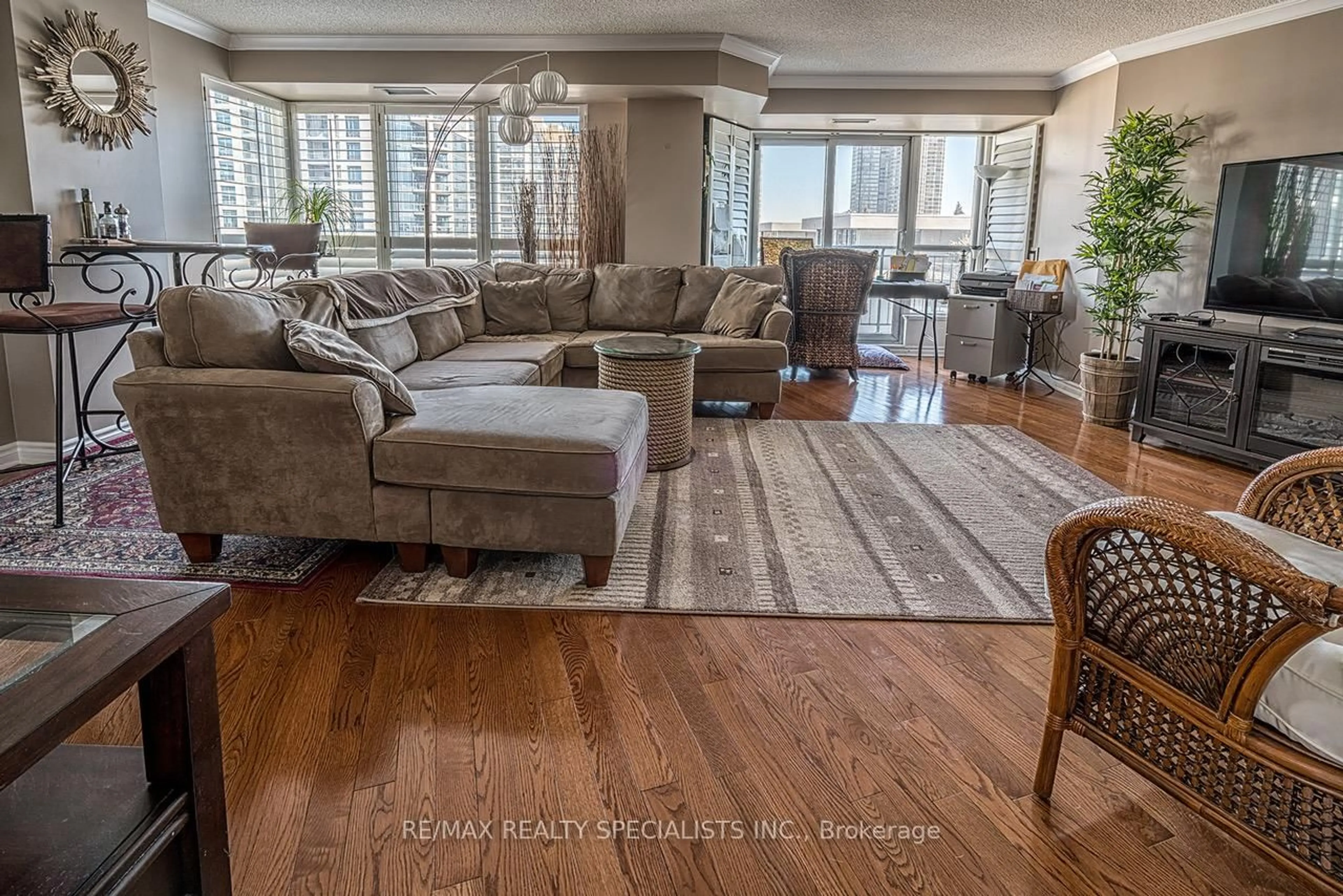 Living room with furniture, unknown for 2111 Lake Shore Blvd #1518, Toronto Ontario M8V 1A1