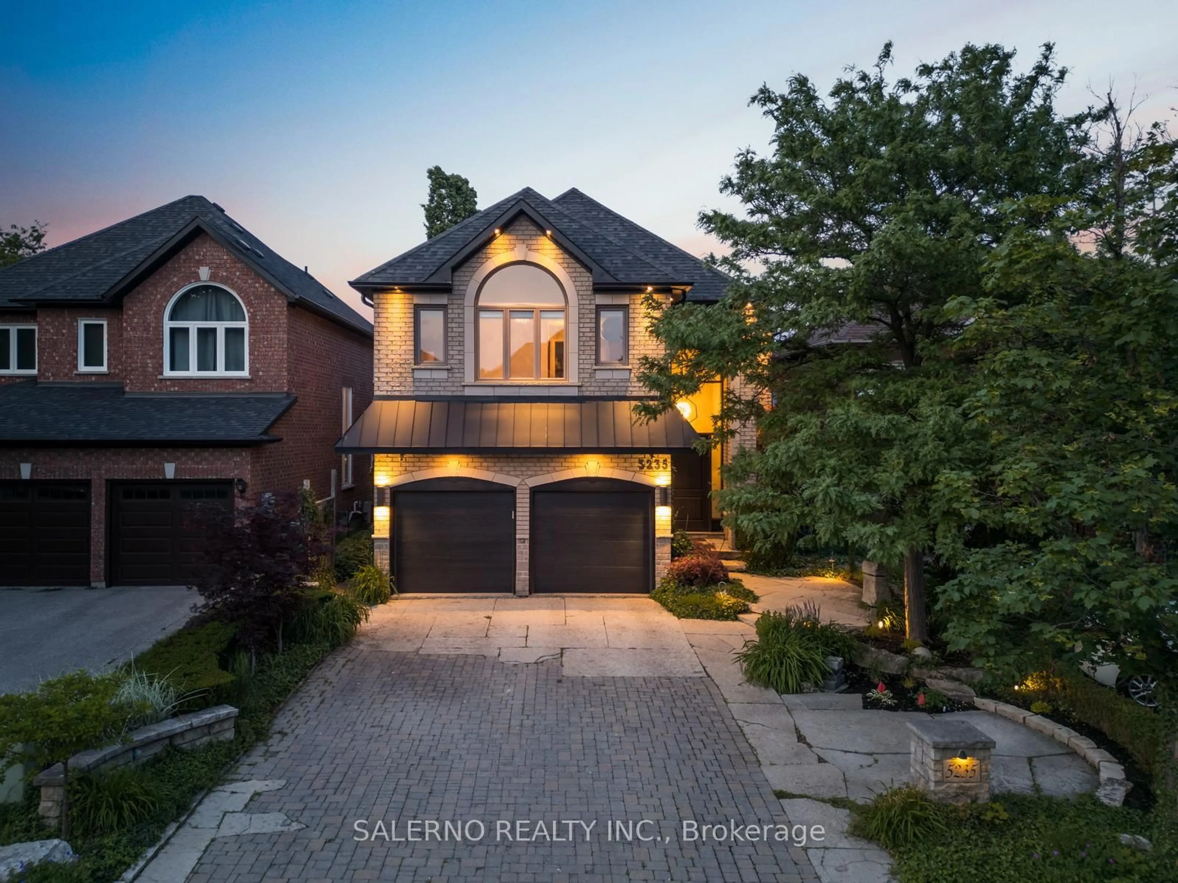 Home with brick exterior material, street for 5235 Forestwalk Circ, Mississauga Ontario L4Z 4A3