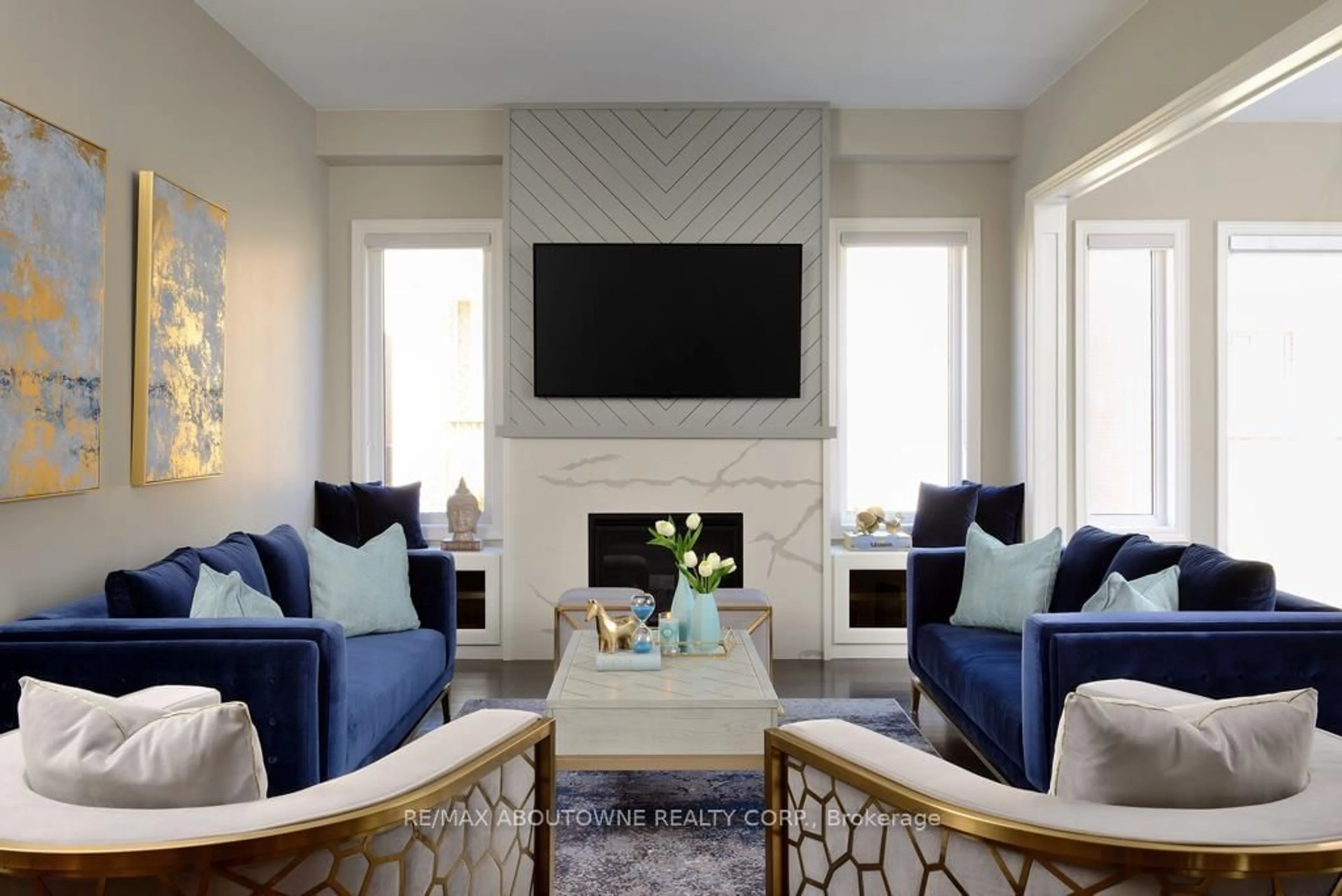 Living room with furniture, unknown for 3207 William Rose Way, Oakville Ontario L6H 0T6