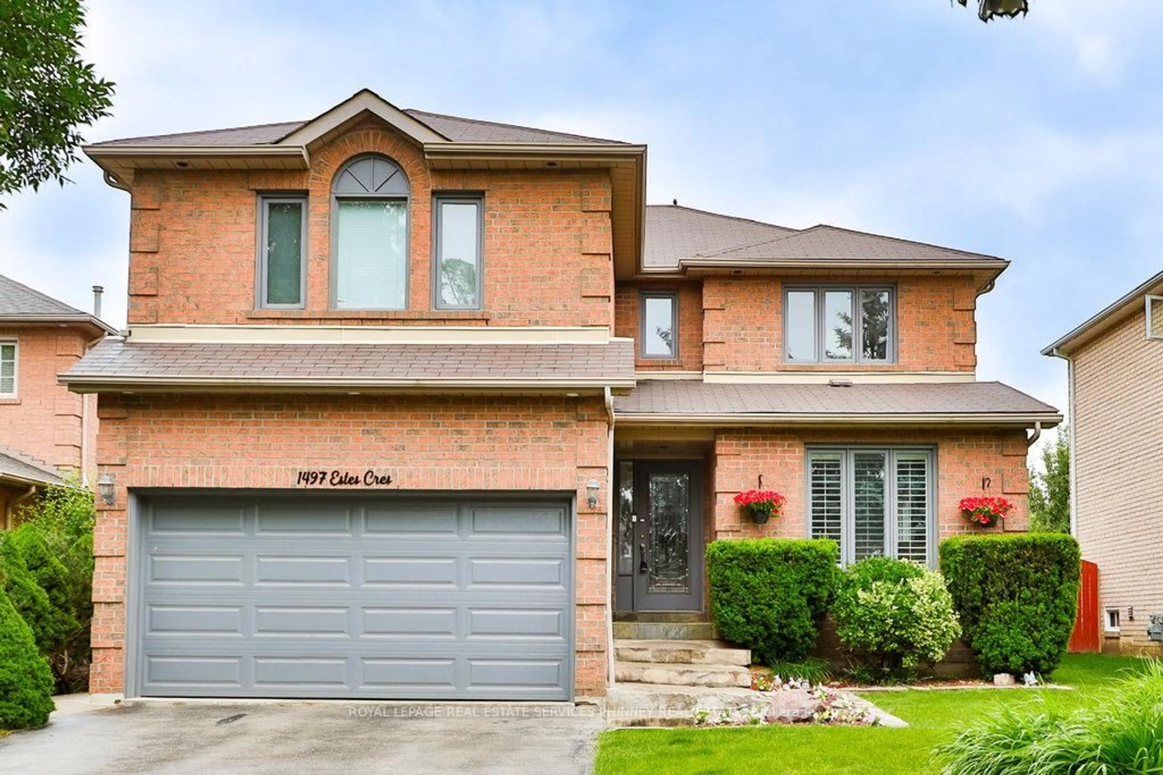 Home with brick exterior material, street for 1497 Estes Cres, Mississauga Ontario L5V 1M4