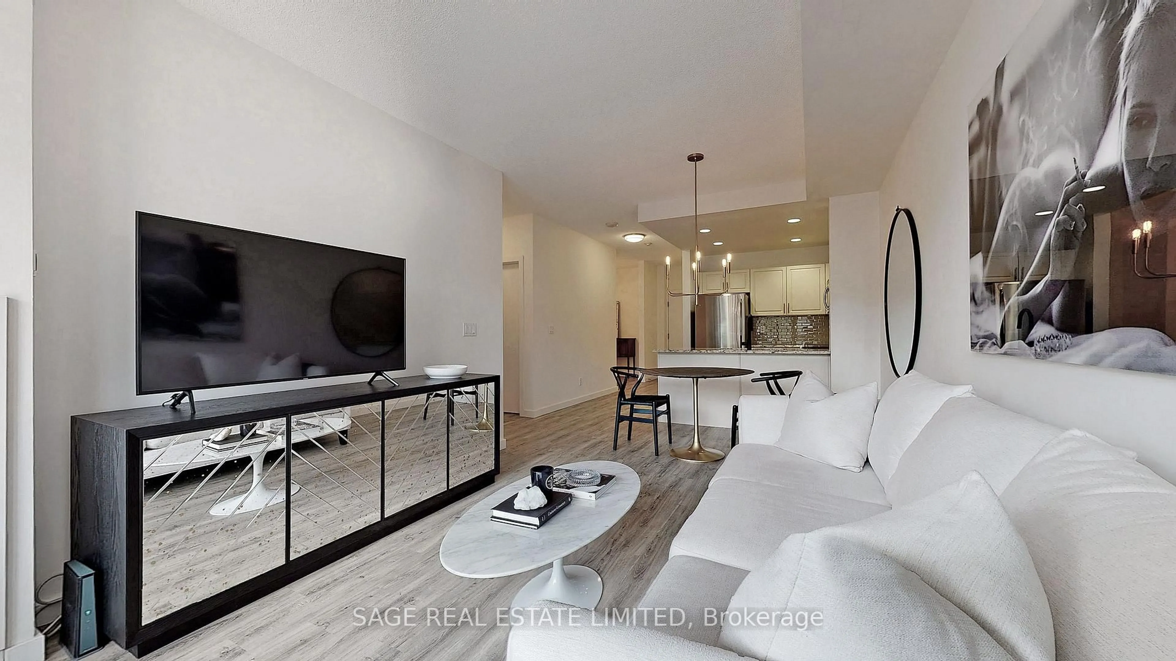 Living room with furniture, unknown for 551 Maple Ave #304, Burlington Ontario L7S 1M7