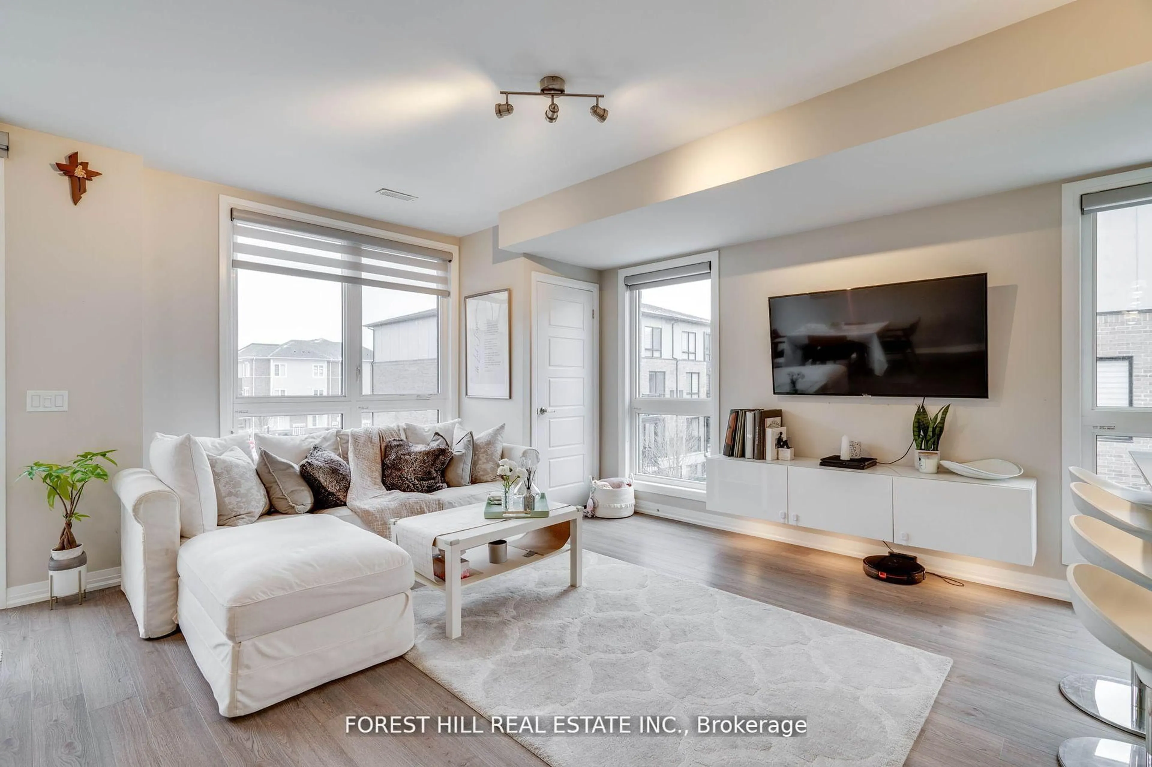 Living room with furniture, unknown for 1210 Main St #208, Milton Ontario L9T 9K8