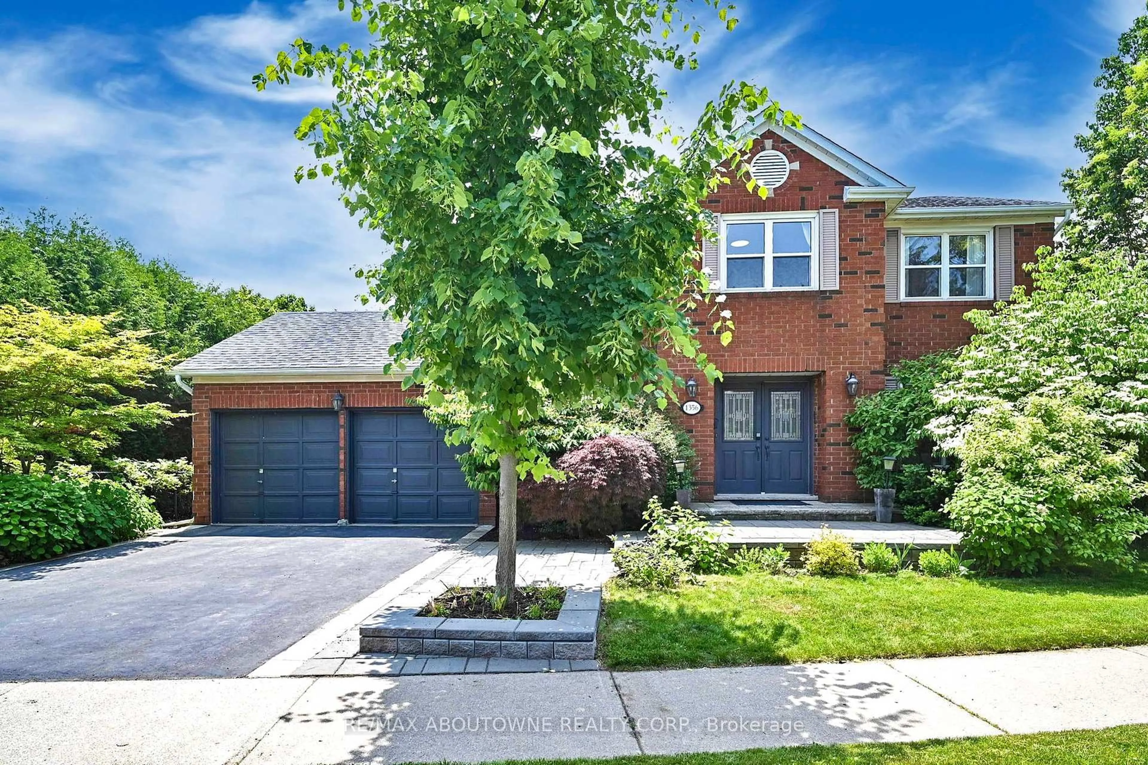 Home with brick exterior material, street for 1356 Monks Pass, Oakville Ontario L6M 1J5