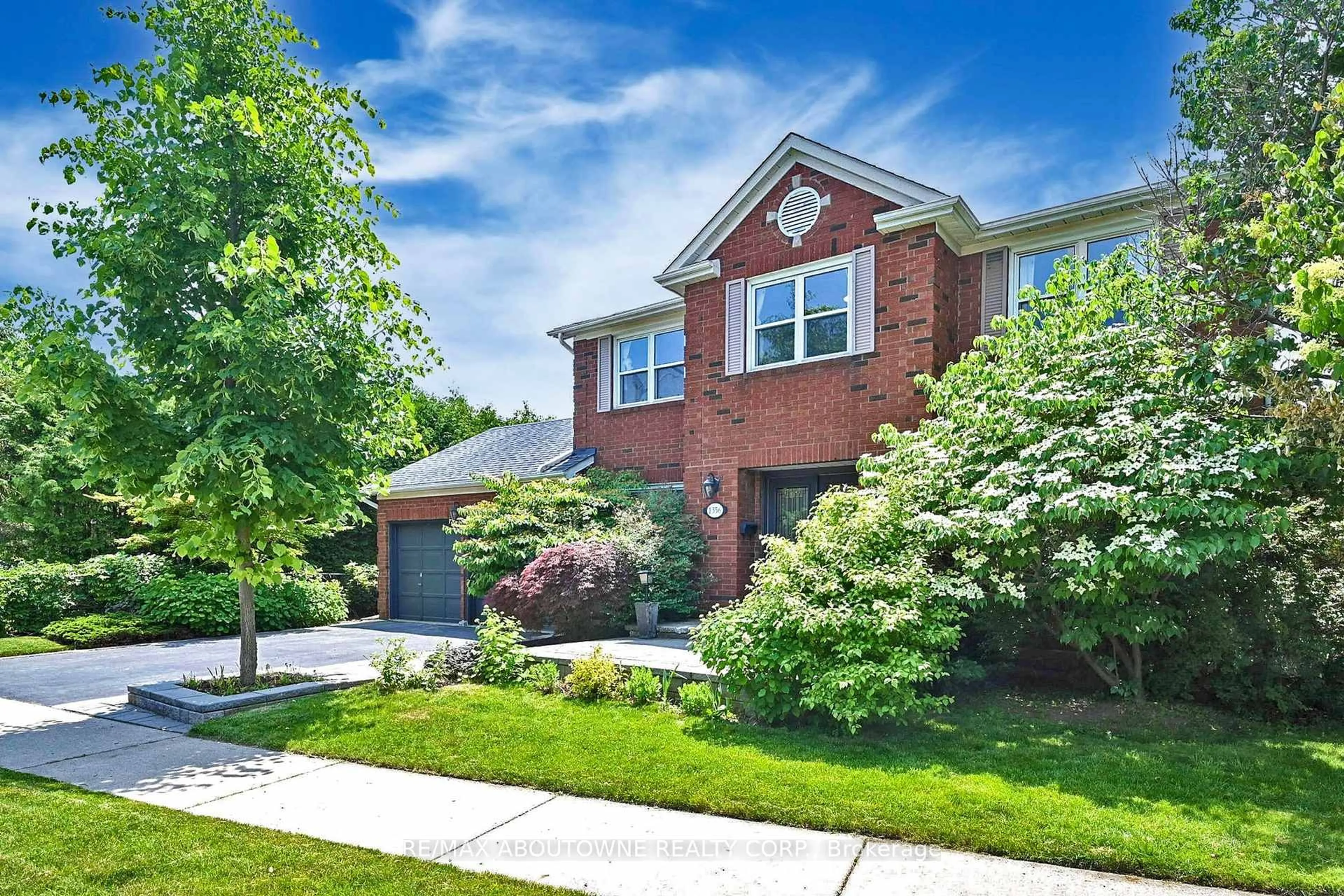 Home with brick exterior material, street for 1356 Monks Pass, Oakville Ontario L6M 1J5