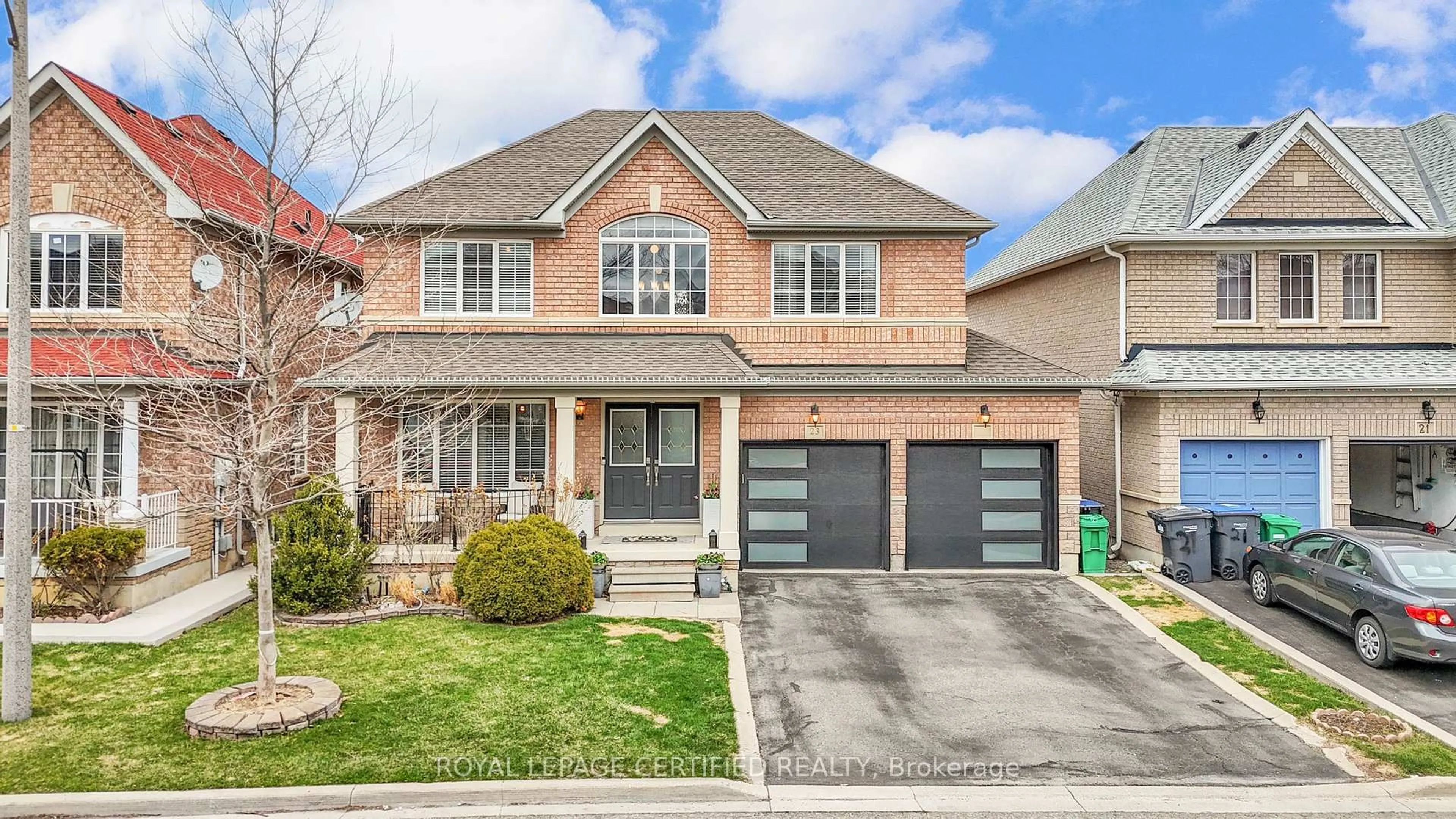Home with brick exterior material, street for 23 Foxmere Rd, Brampton Ontario L7A 1S4