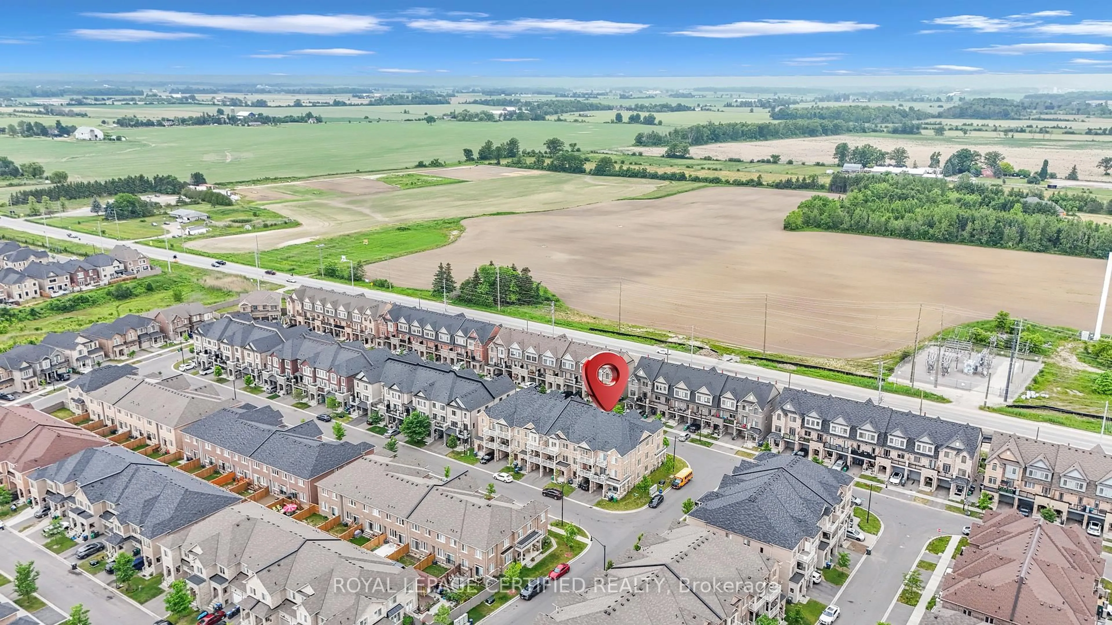 A pic from outside/outdoor area/front of a property/back of a property/a pic from drone, unknown for 61 Fruitvale Circ, Brampton Ontario L7A 5B9