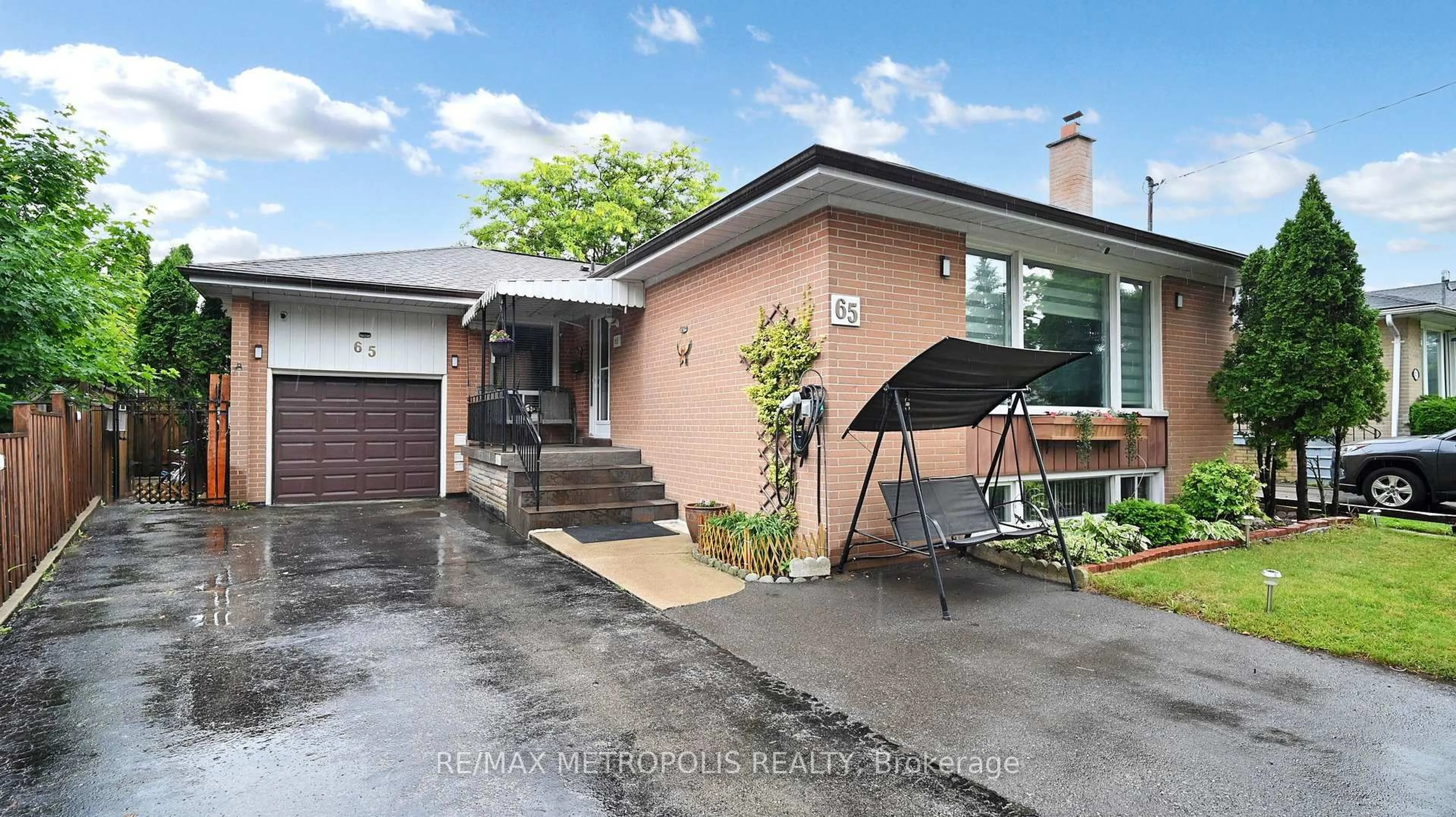 Home with brick exterior material, street for 65 Alhart Dr, Toronto Ontario M9V 2N1